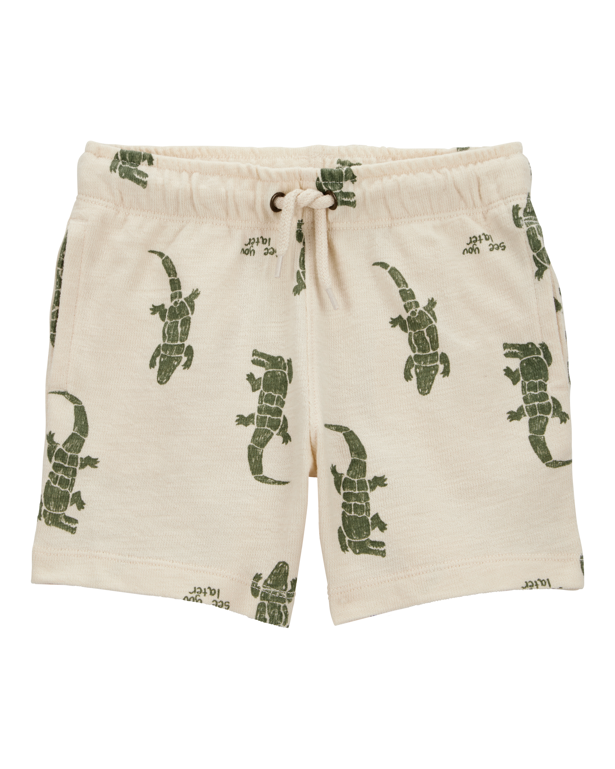 Toddler Alligator Pull-On Shorts