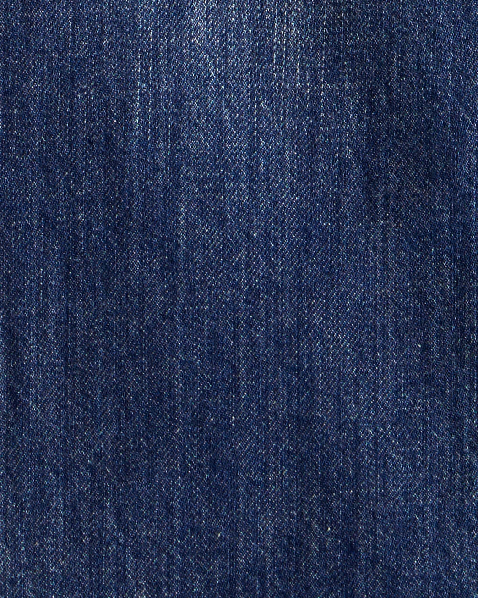 Boys Drawstring Pull-On Denim Jeans - Blue