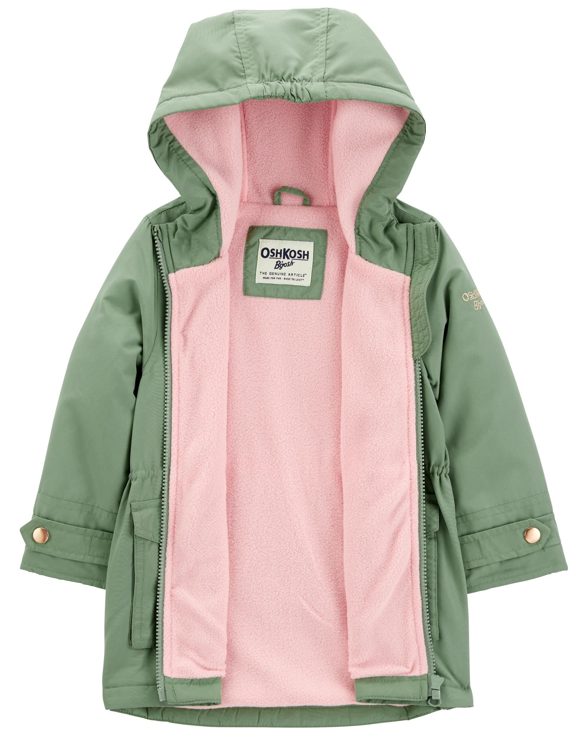Olive green baby jacket top