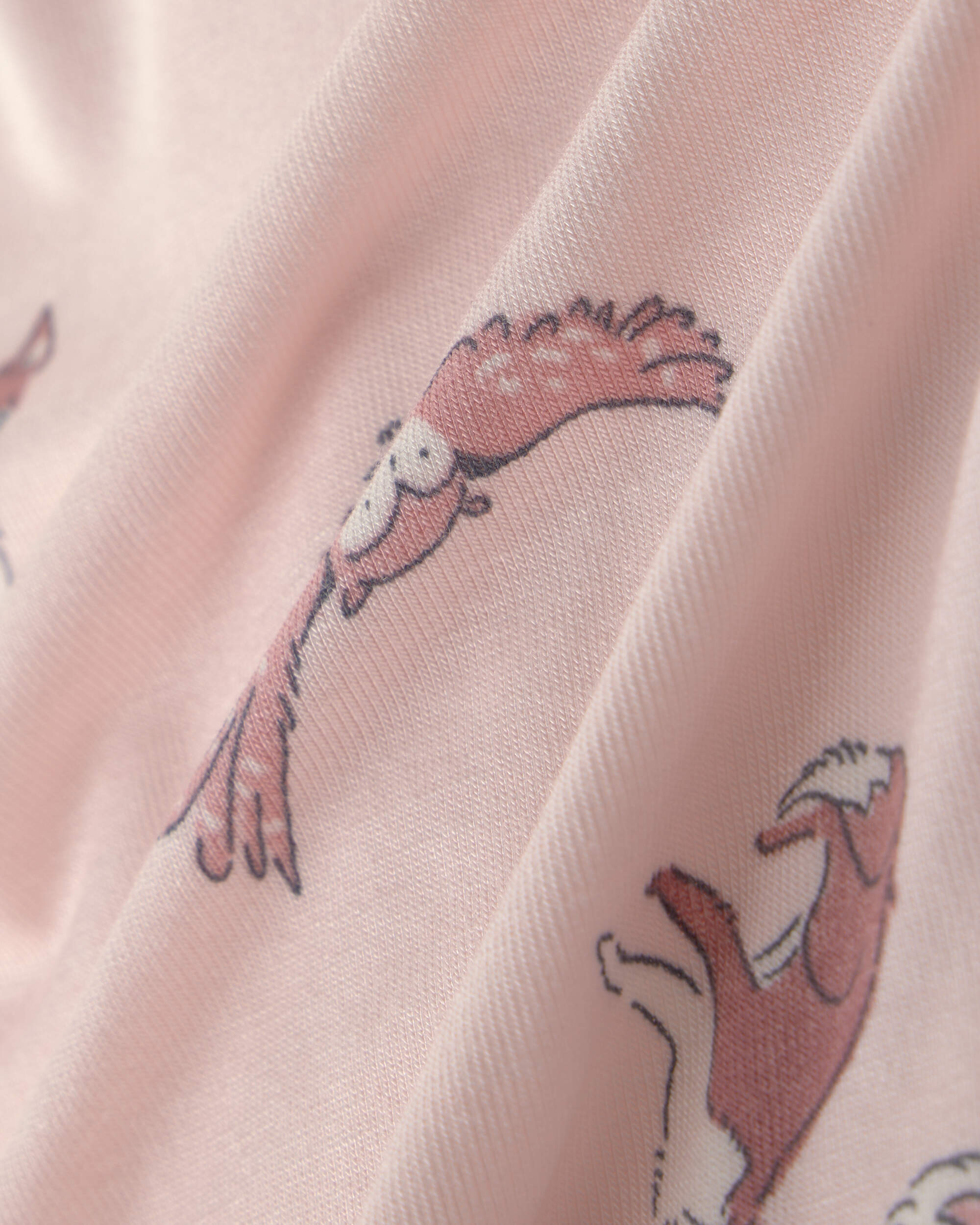 Baby Girl 1-Piece Woodland PurelySoft™ Snug Fit Pyjama - Pink