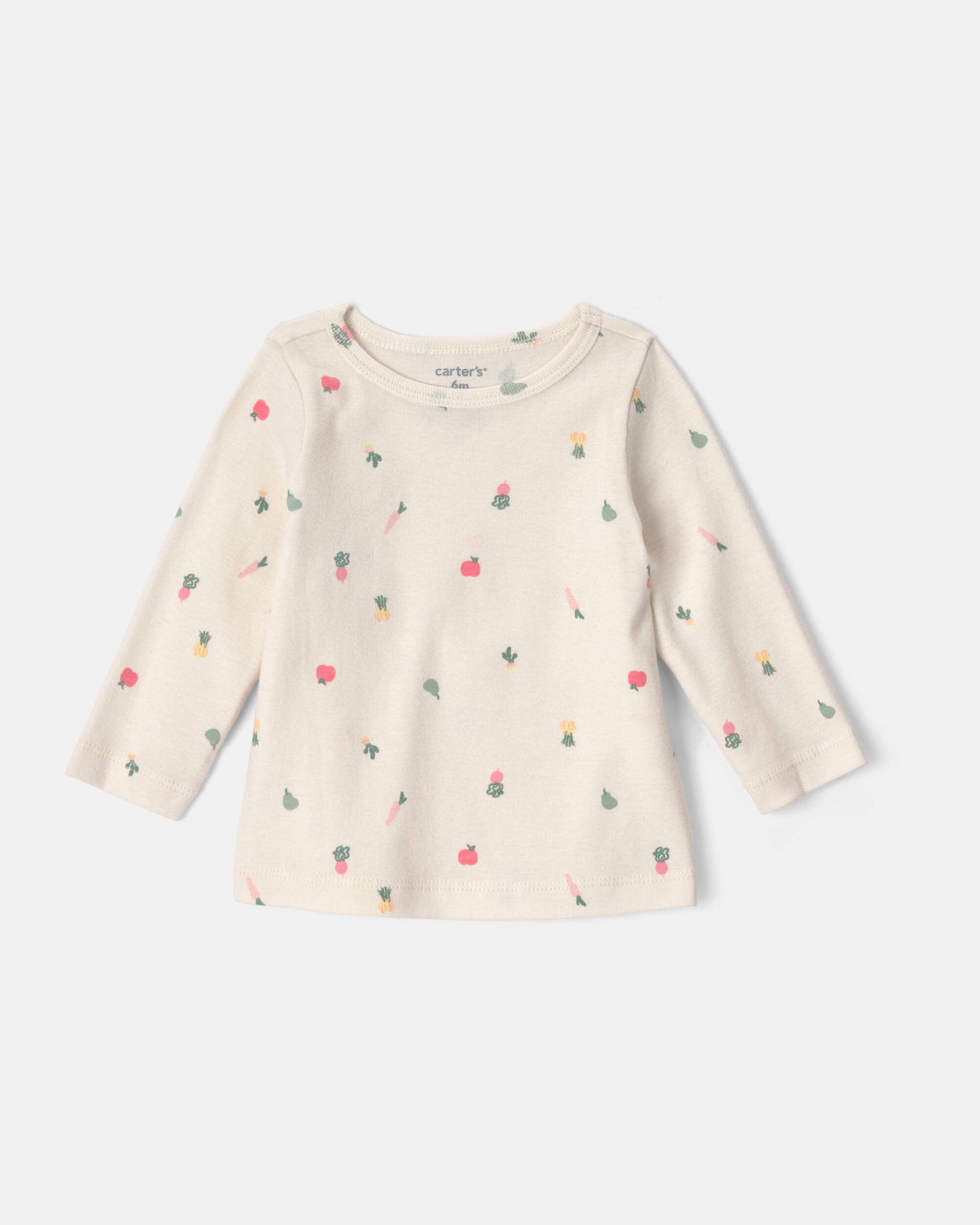 Baby Girl 3-Piece Corduroy Long-Sleeve Dress Set - Green/Cream