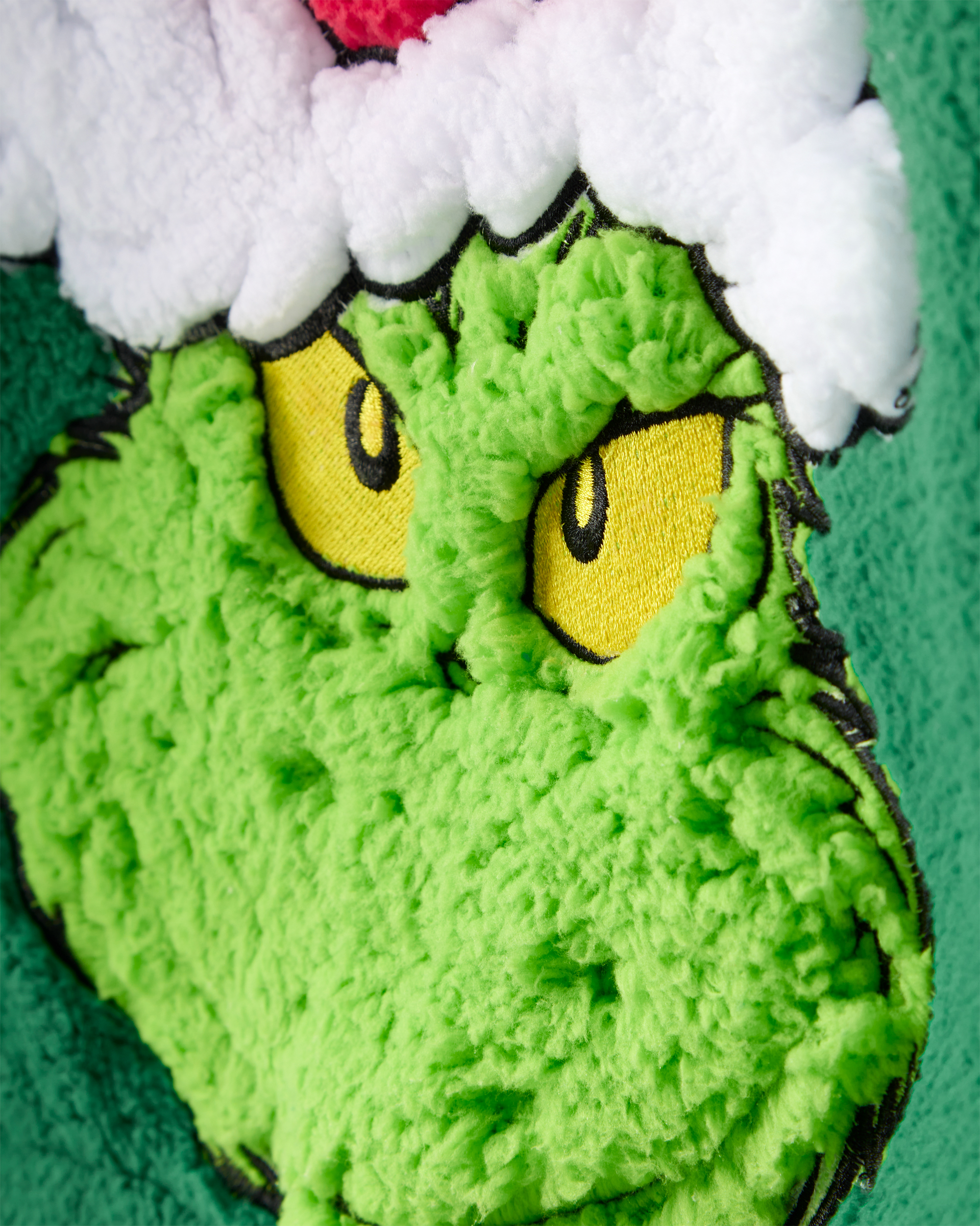 Girls Dr. Seuss™ The Grinch Sherpa Hooded Zip-Up Jacket - Green