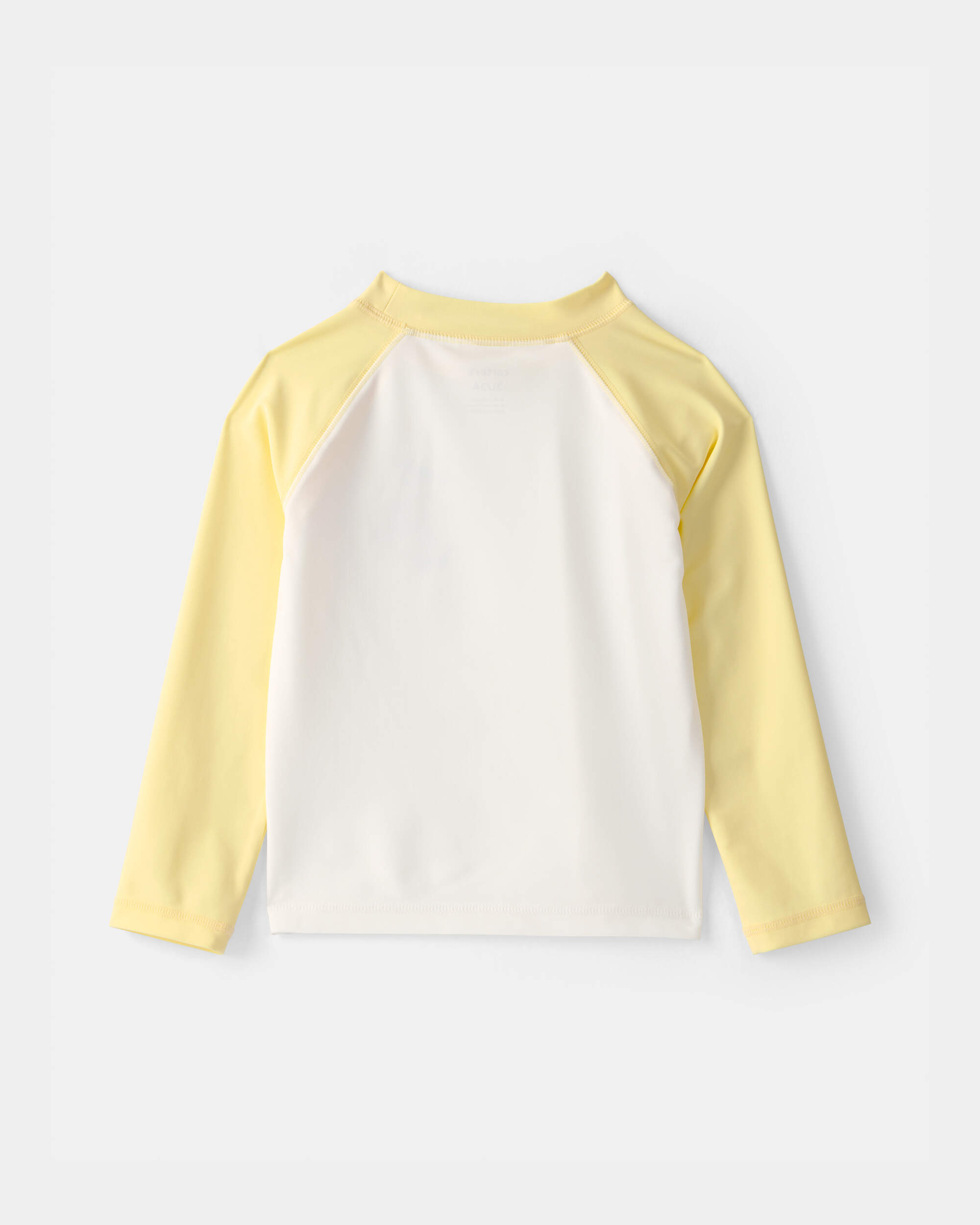 Toddler Boy Lemon Long-Sleeve Rashguard - Yellow/White