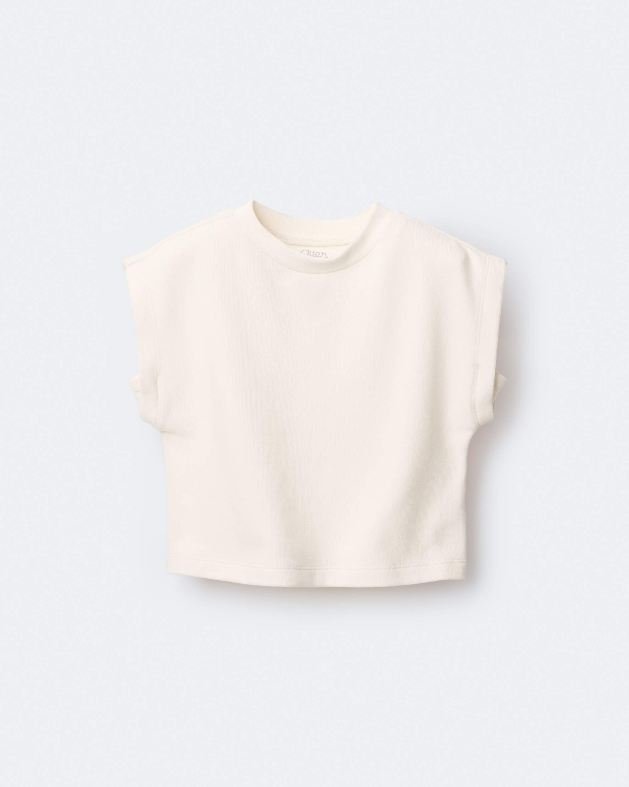 Toddler Girl Dolman-Sleeve Miriam Tee - Cream