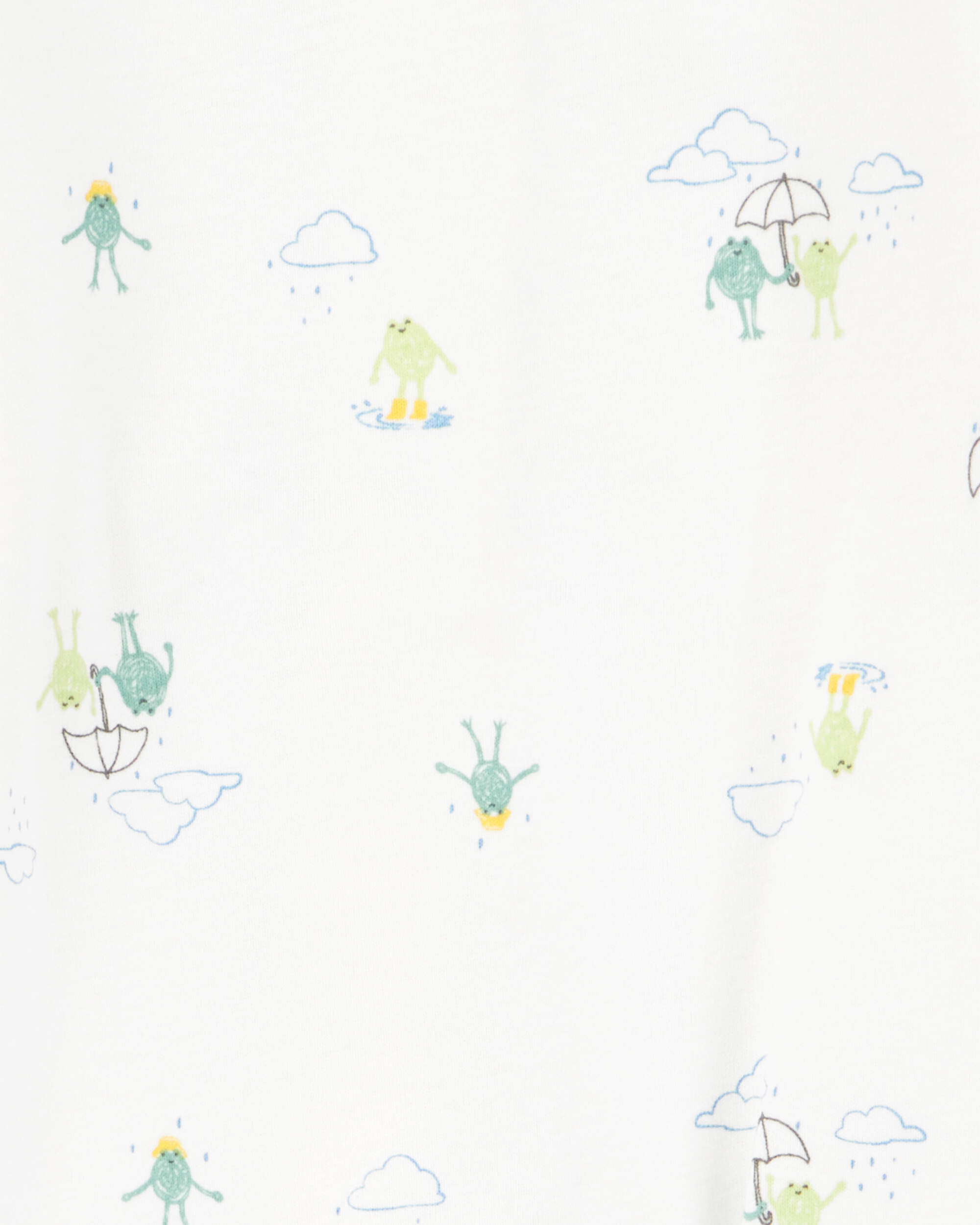 Baby Boy 2-Pack Frog 2-Way Zip Cotton Sleeper Pyjamas