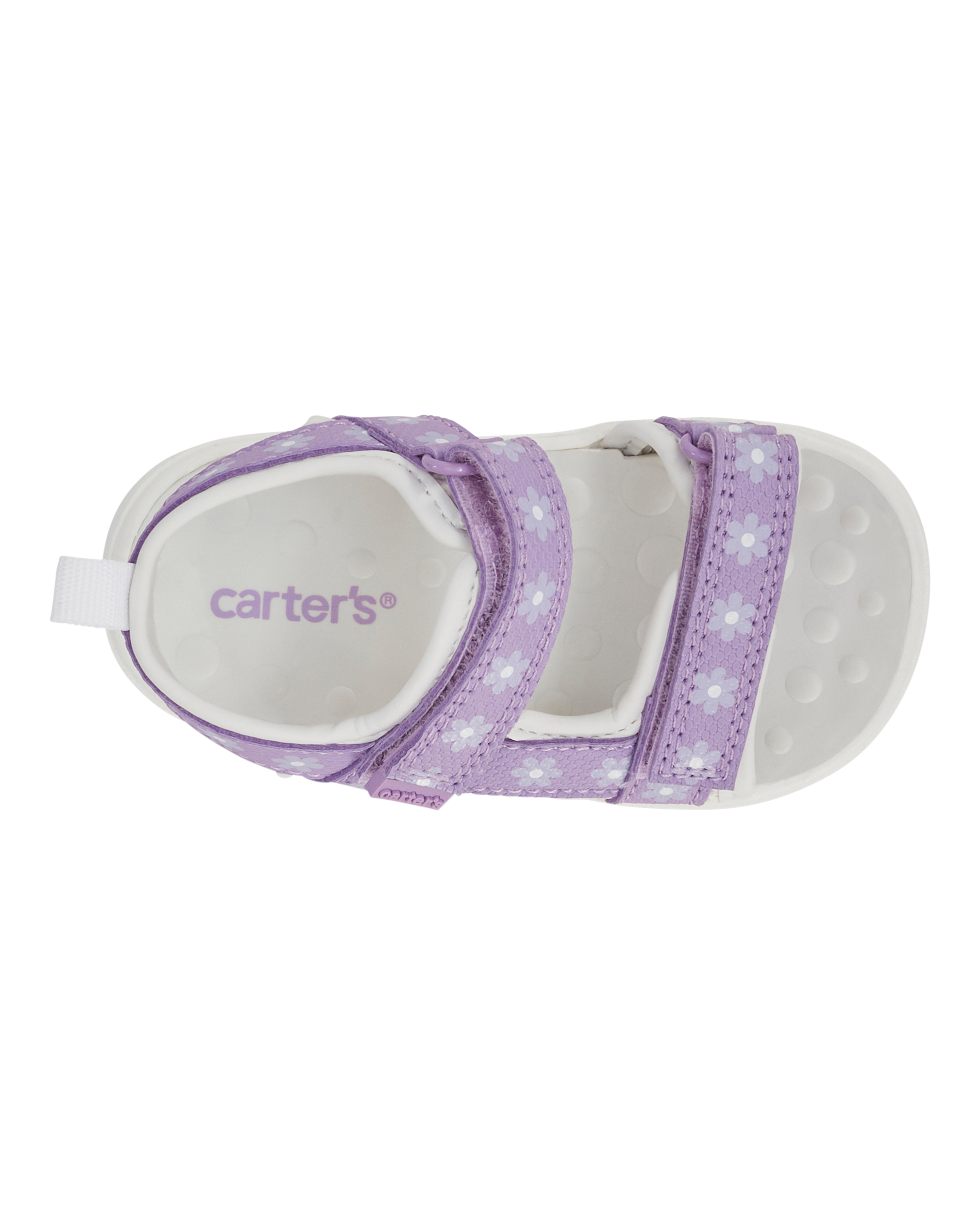 Baby Every Step® First Walker Floral Sandals - Purple/White