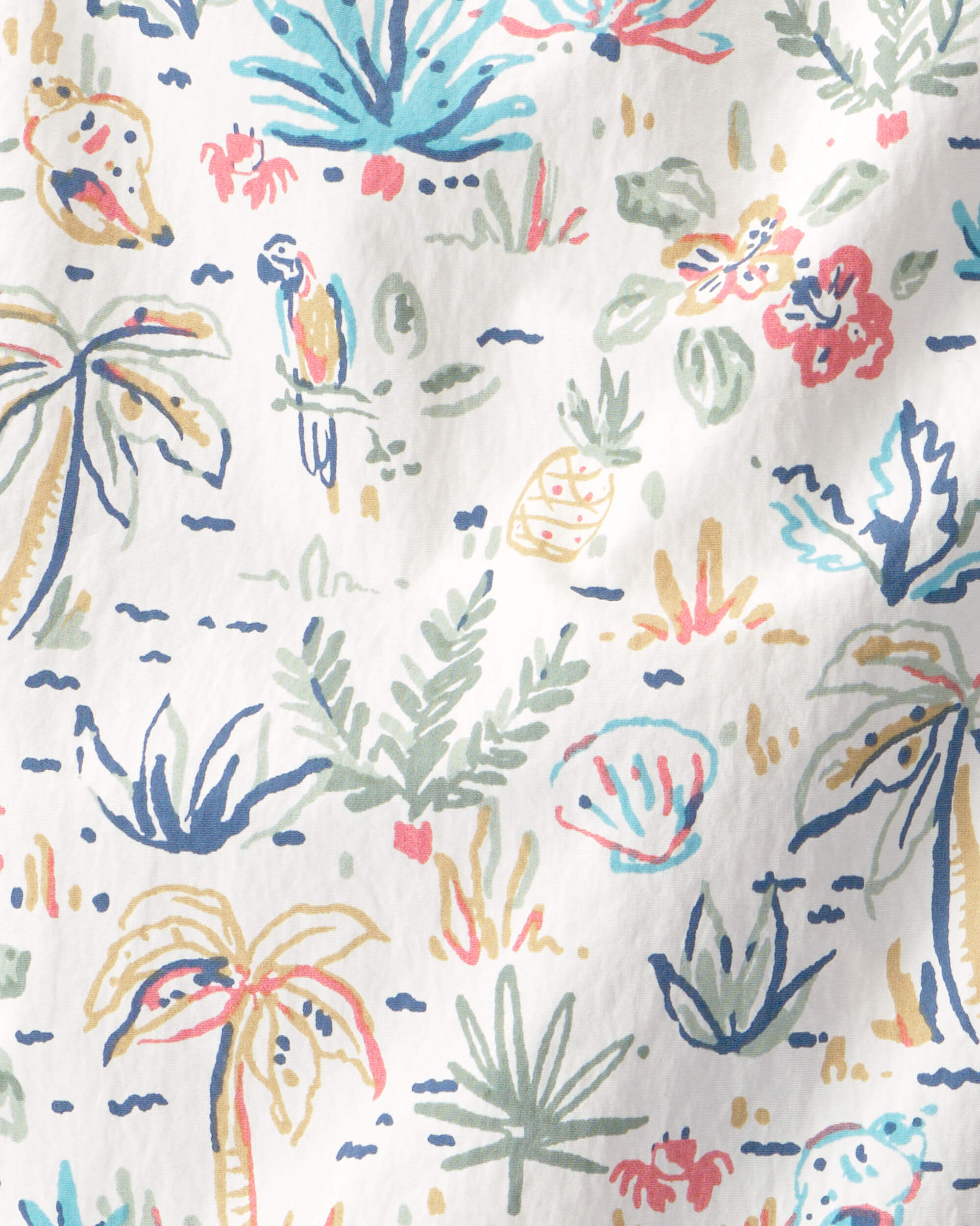 Boys Recycled Swim Trunks Tropical Paradise Print