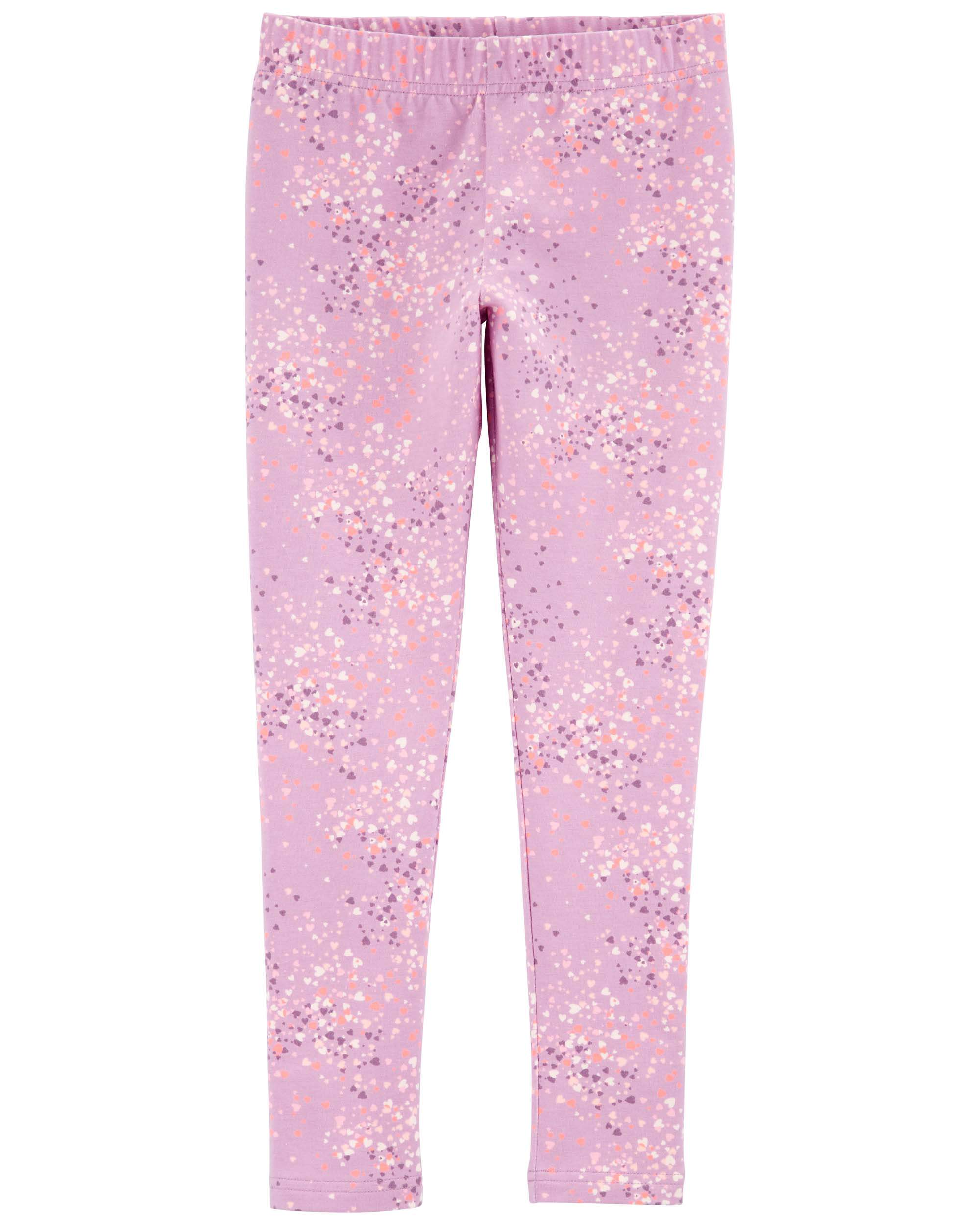 pink shiny leggings for kids, stylish, glamorous
