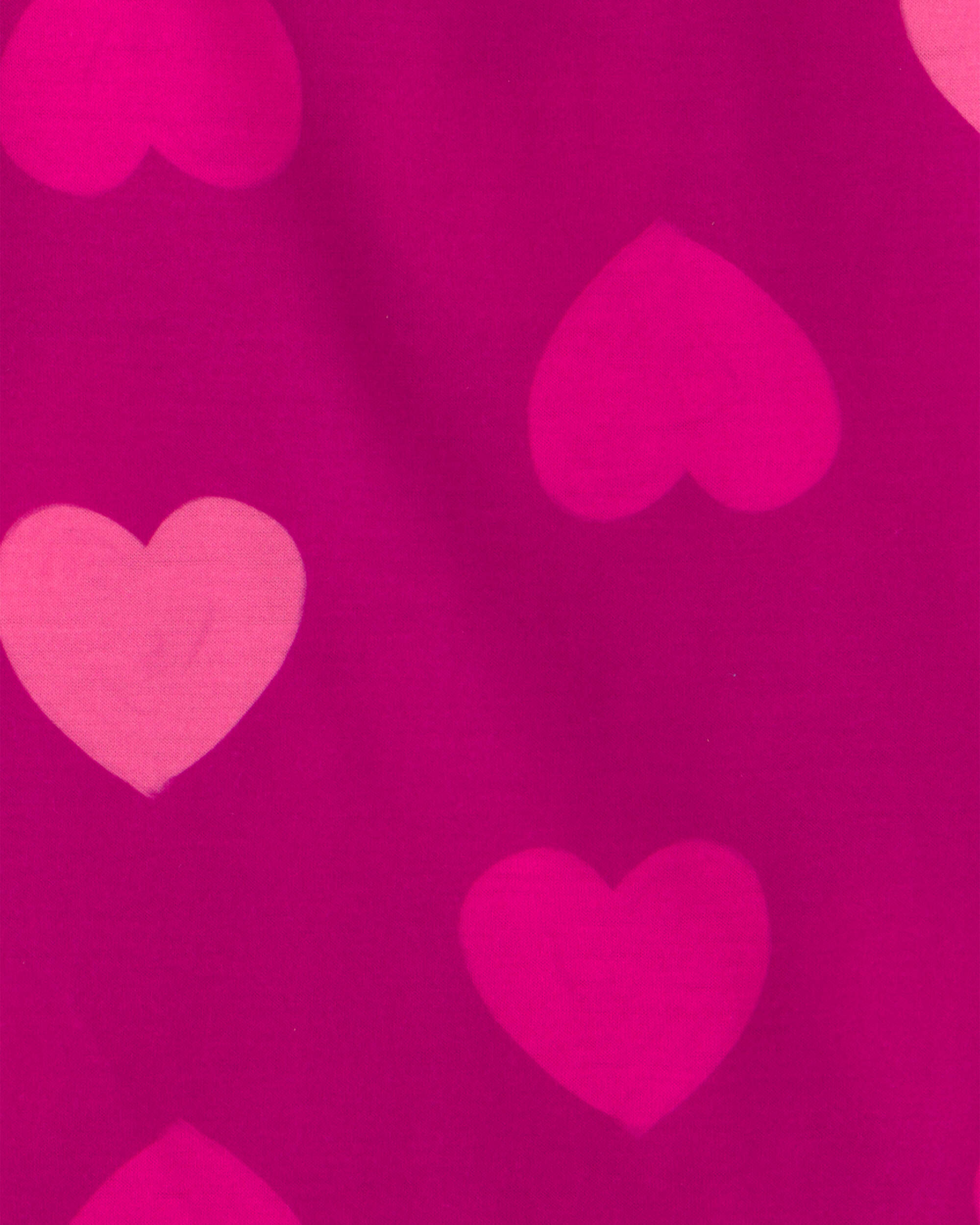 Girls 2-Pack 'Best Show' Heart Loose Fit Night Gown - Pink