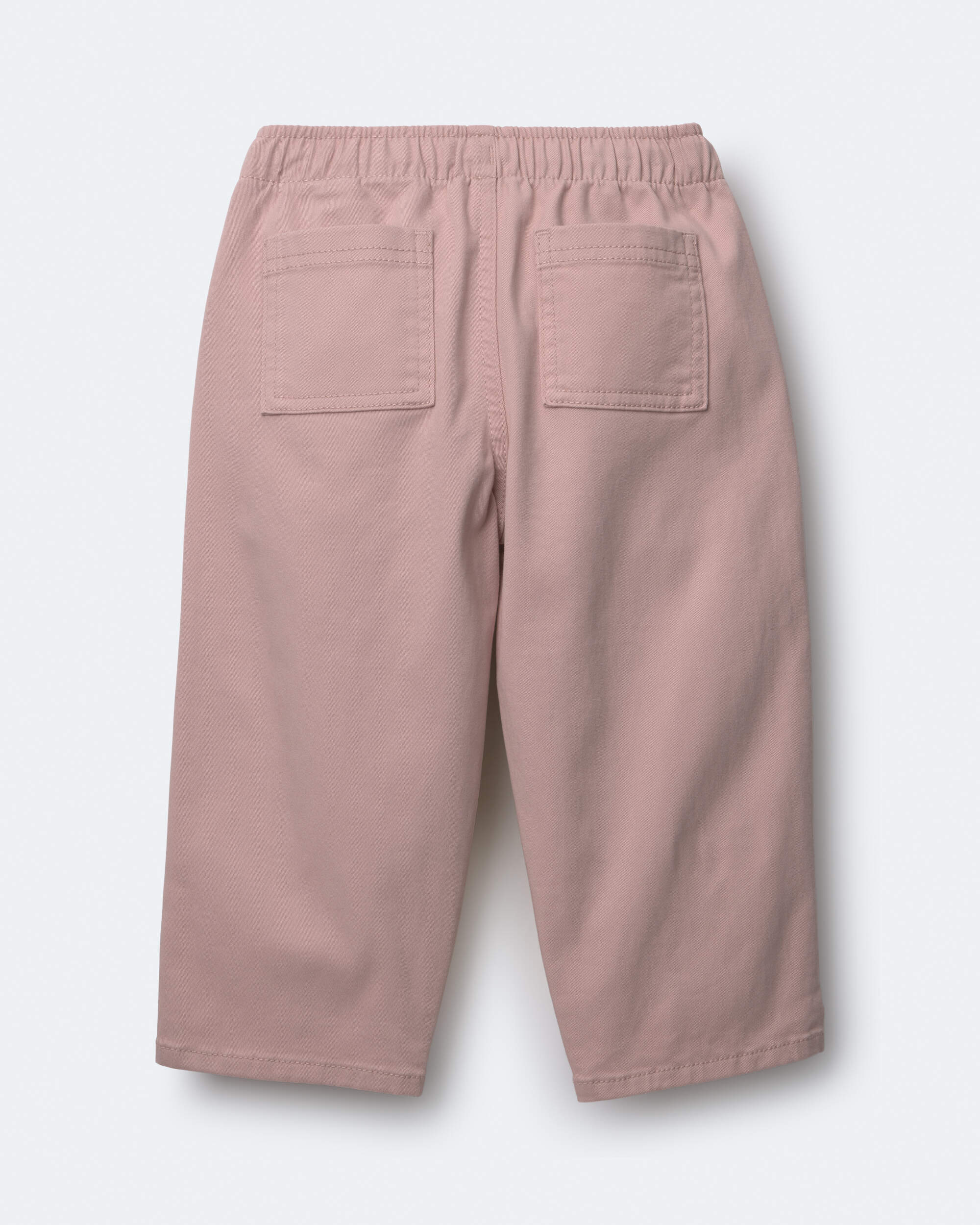 Toddler Girl Pleated Pants - Blush
