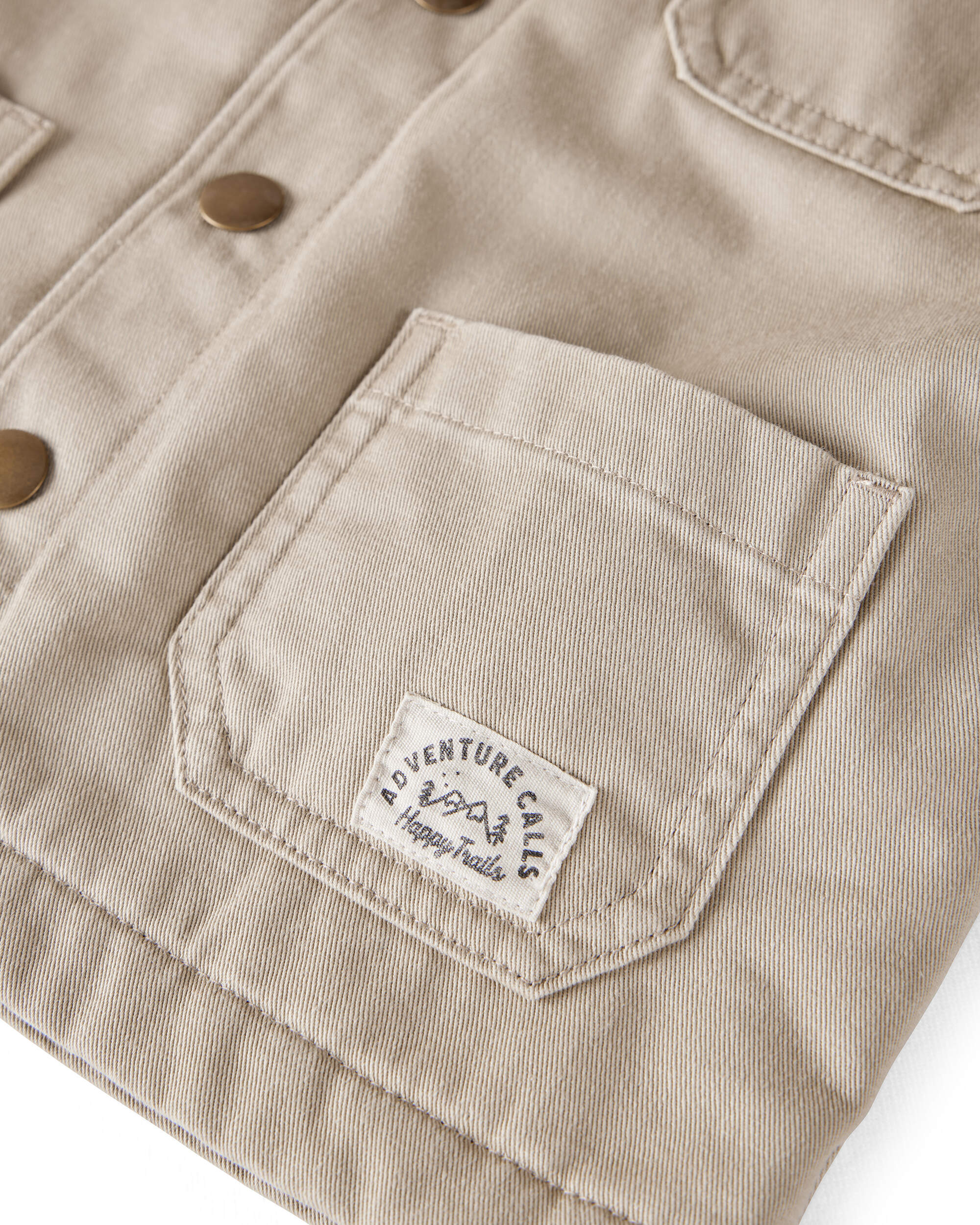 Toddler Organic Cotton Twill Barn Jacket