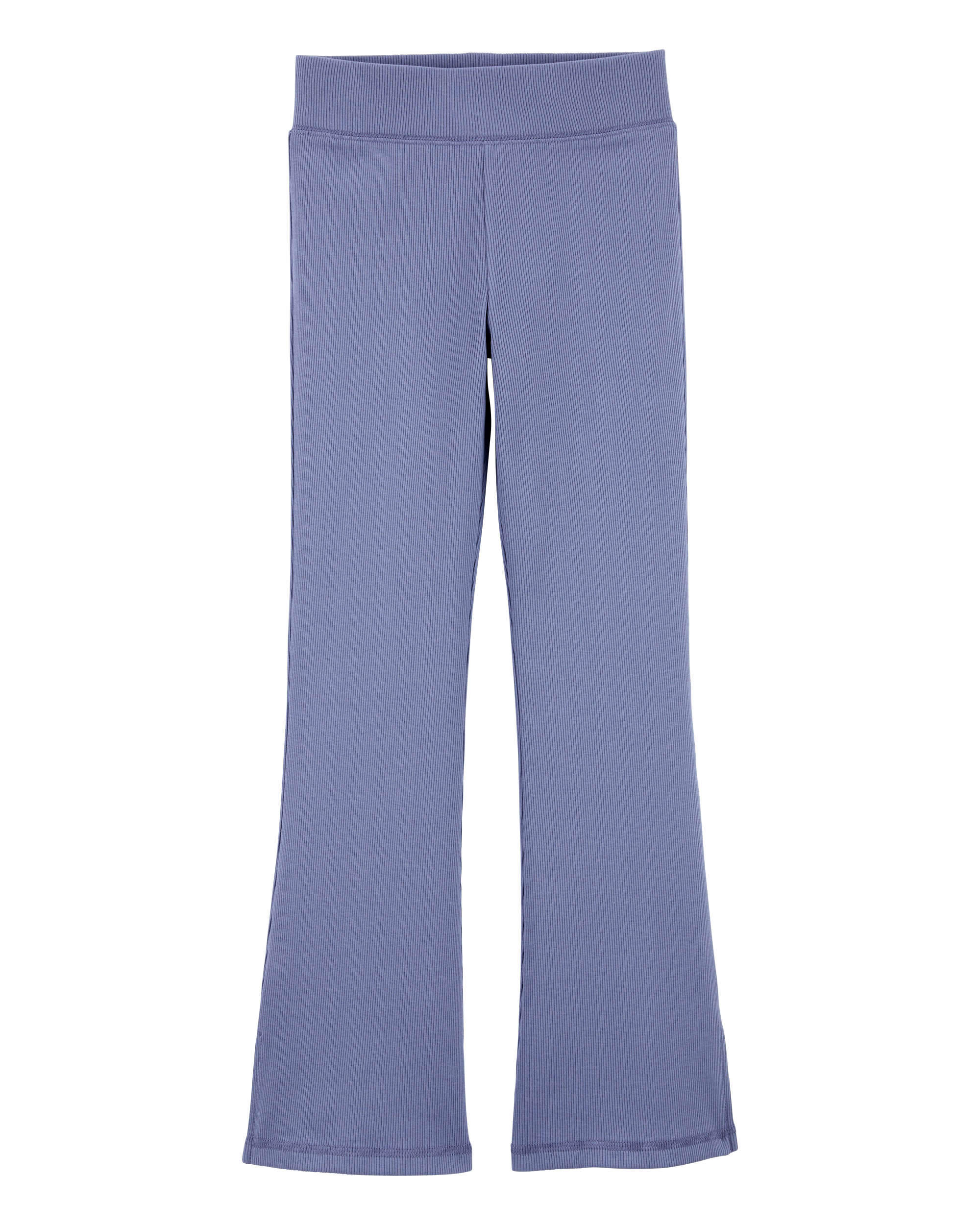Kid 
High-Rise Ribbed Flare Pants