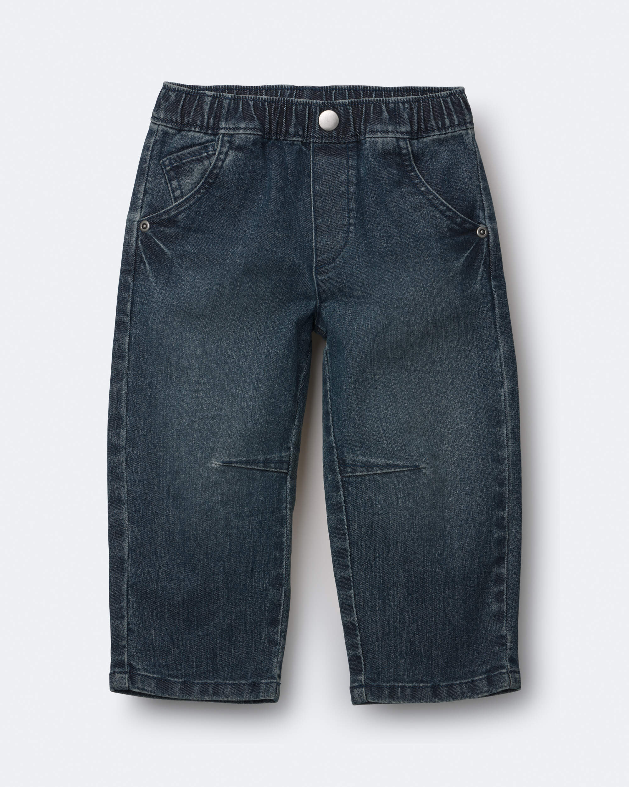 Toddler Barrel Jean Medium Wash - Blue