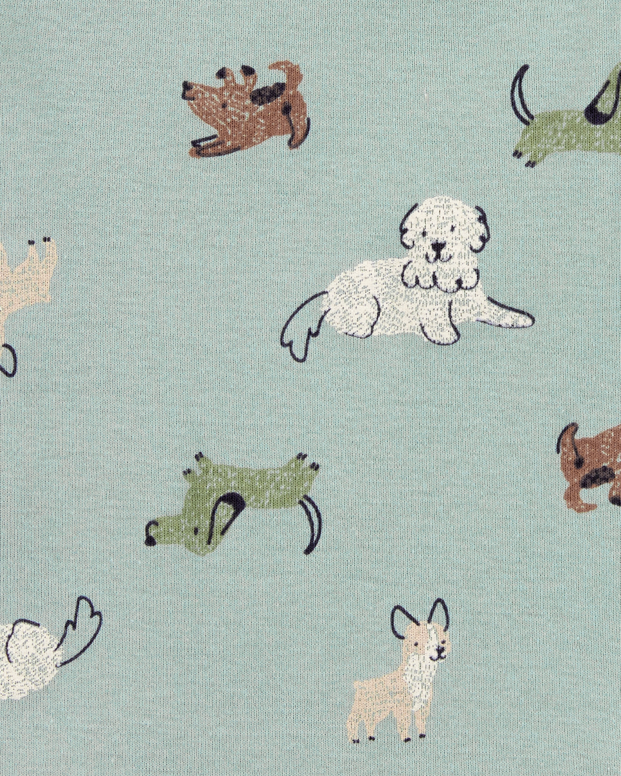 Baby 4-Pack Long-Sleeve Pet Bodysuits