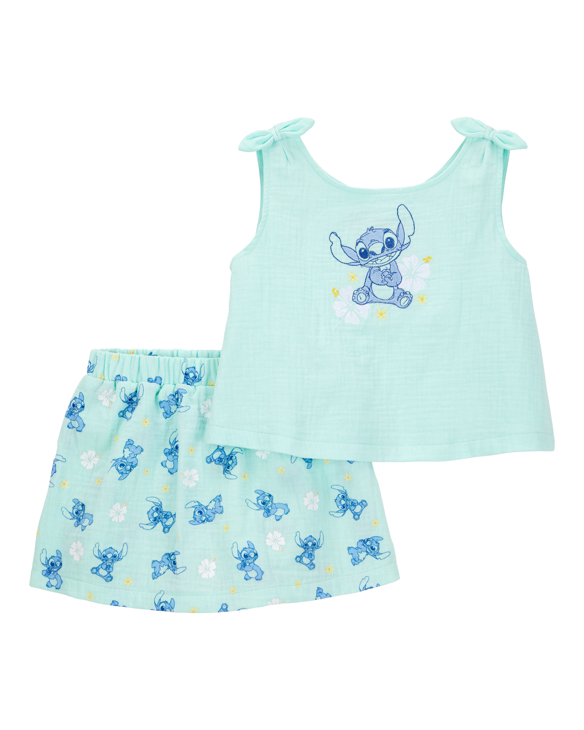 Baby 2-Piece Stitch Tank Top & Short Set