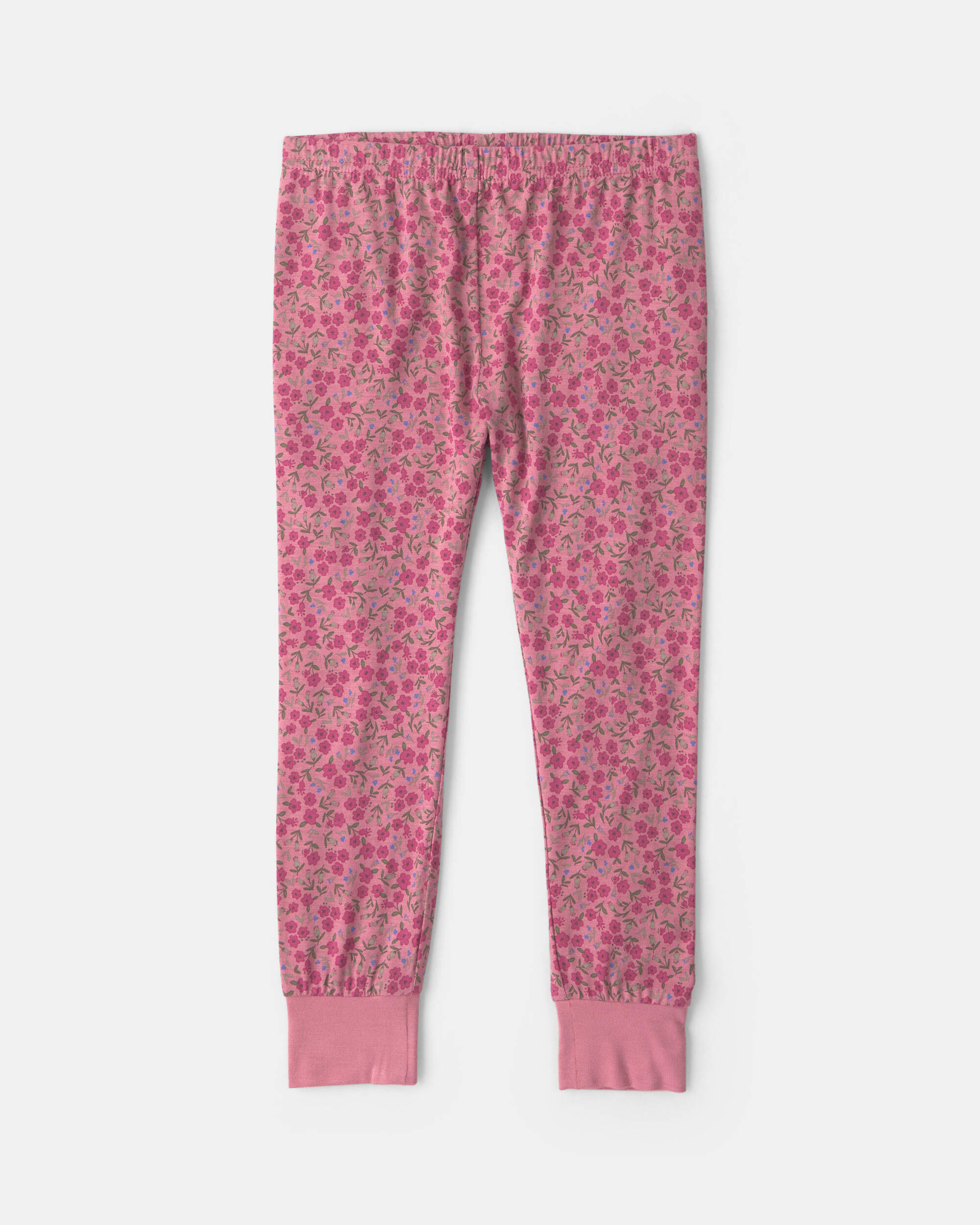 Toddler Girl 2-Piece Floral PurelySoft™ Snug Fit Pyjama Set - Pink