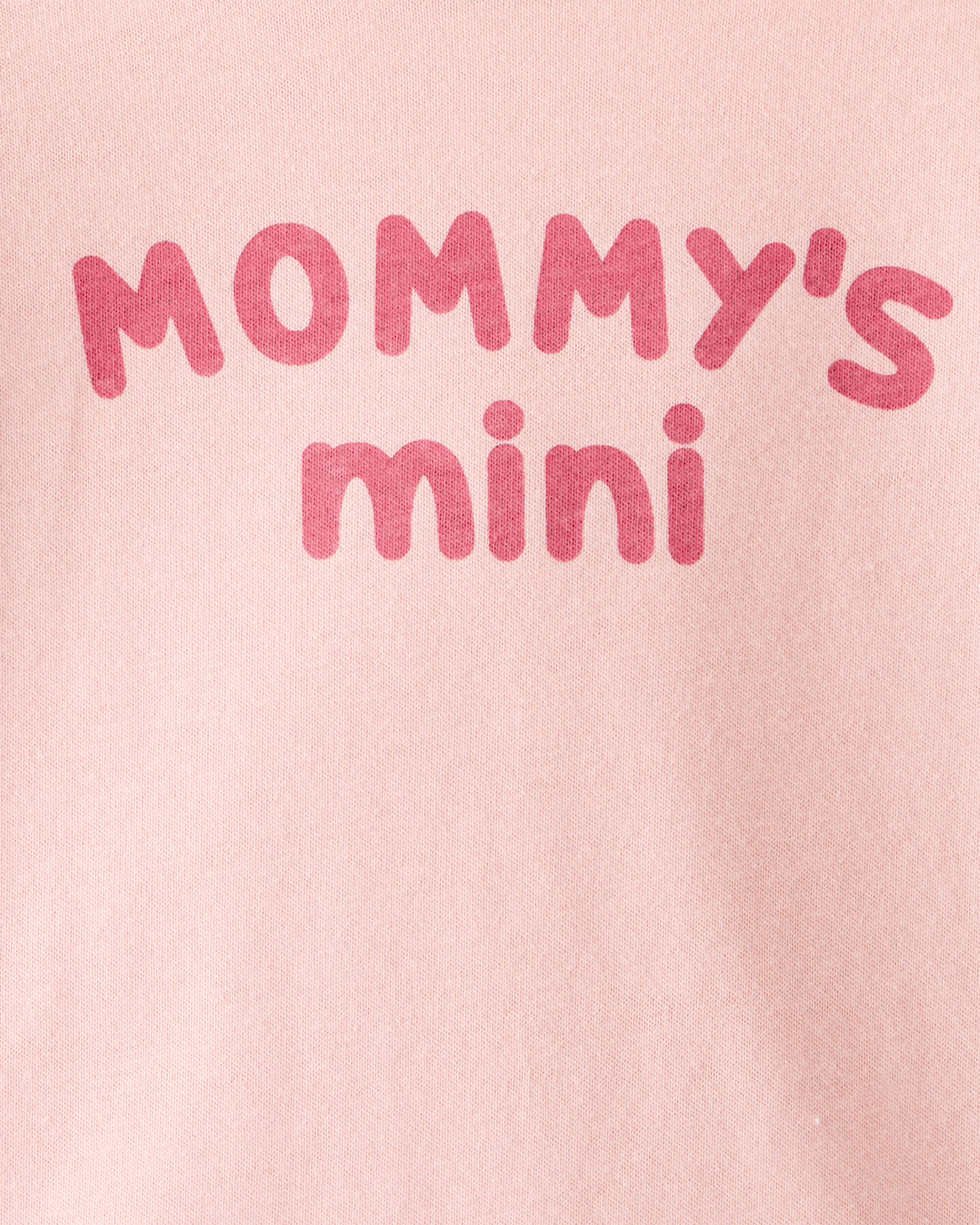 Baby Girl Cotton Long-Sleeve Graphic Bodysuit - Pink