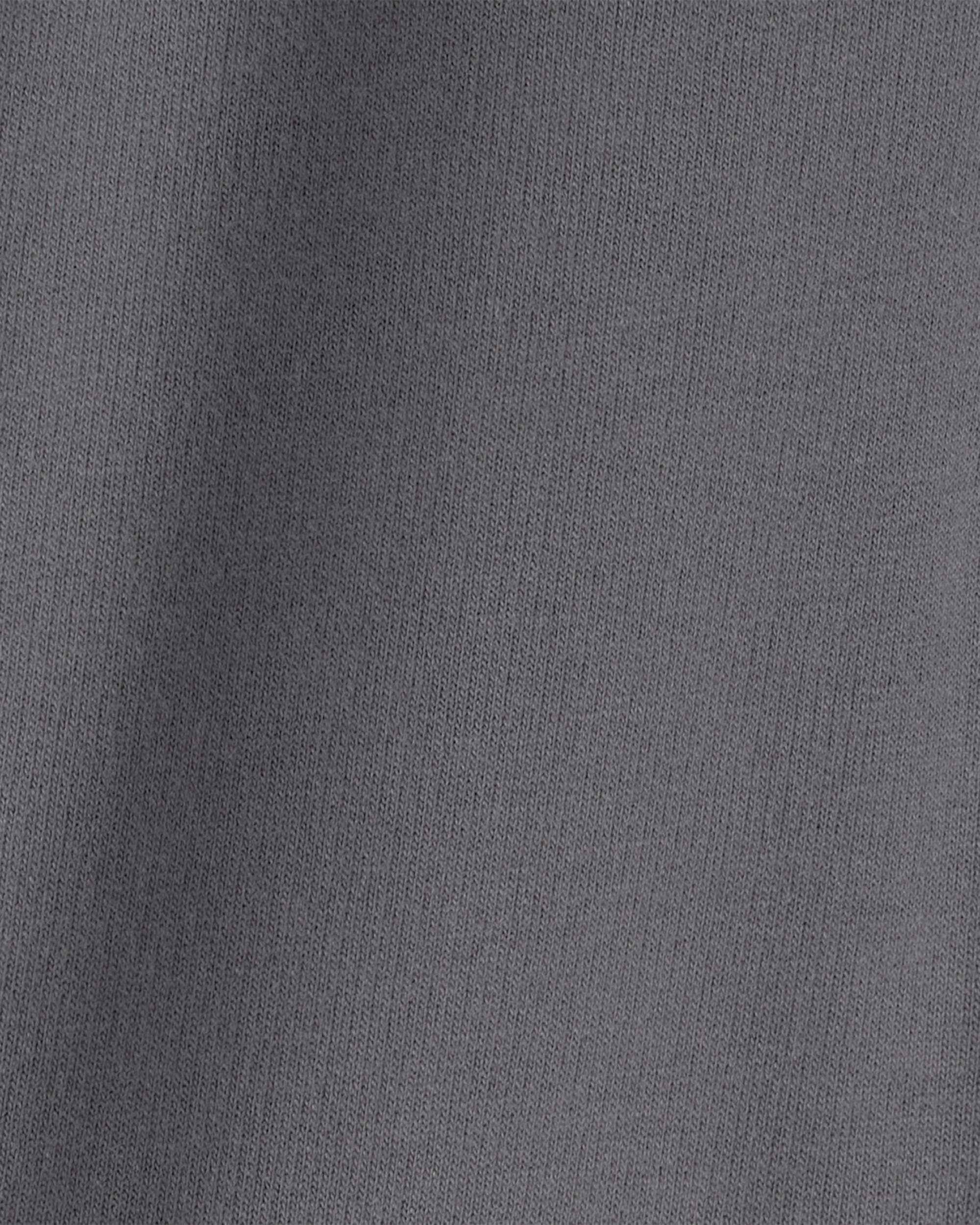 Baby Girl French Terry Wide-Leg Active Pants - Grey