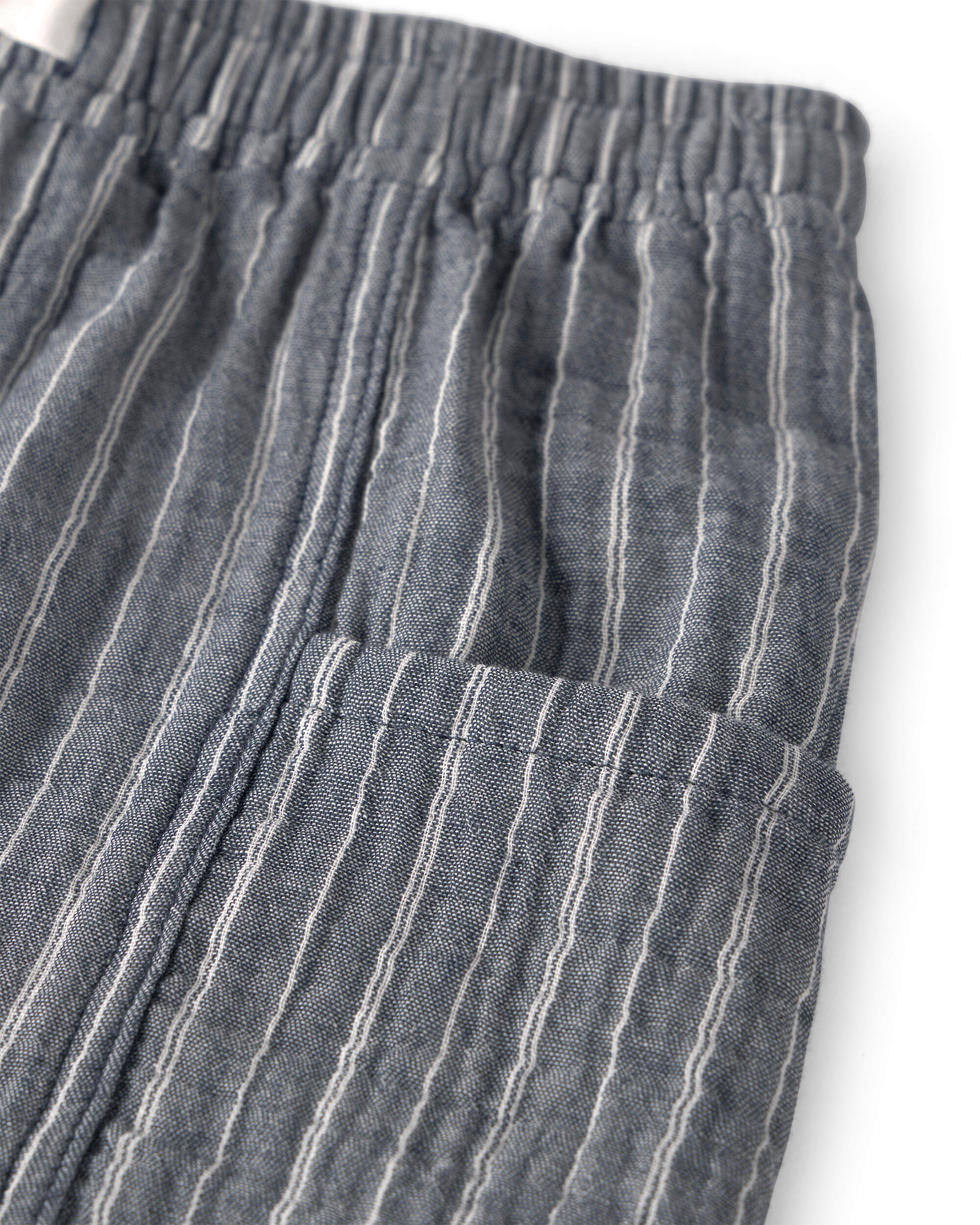 Boys 2-Piece Organic Cotton Gauze Short Set Cream