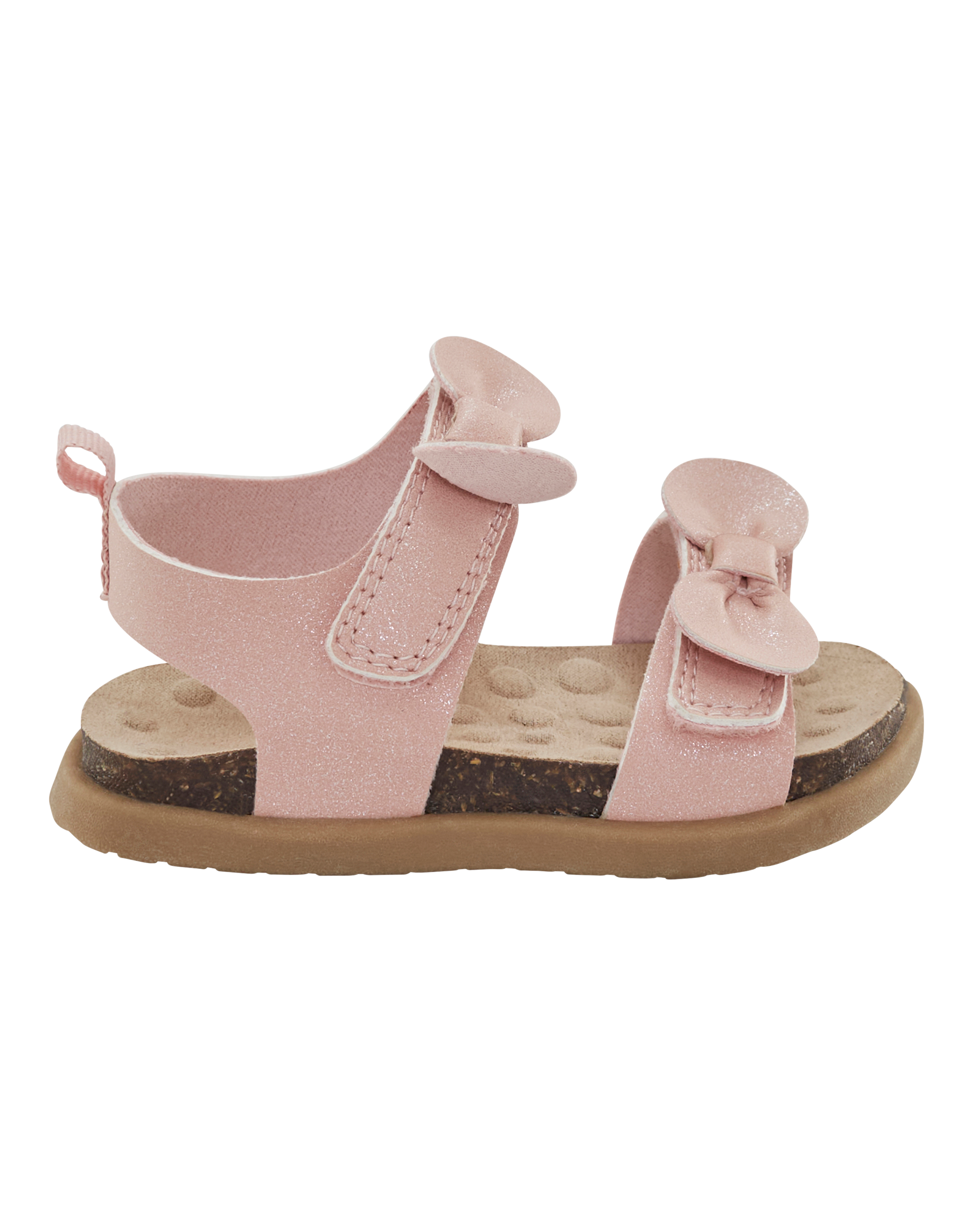 Baby Every Step® First Walker Bow Faux Cork Sandals - Pink