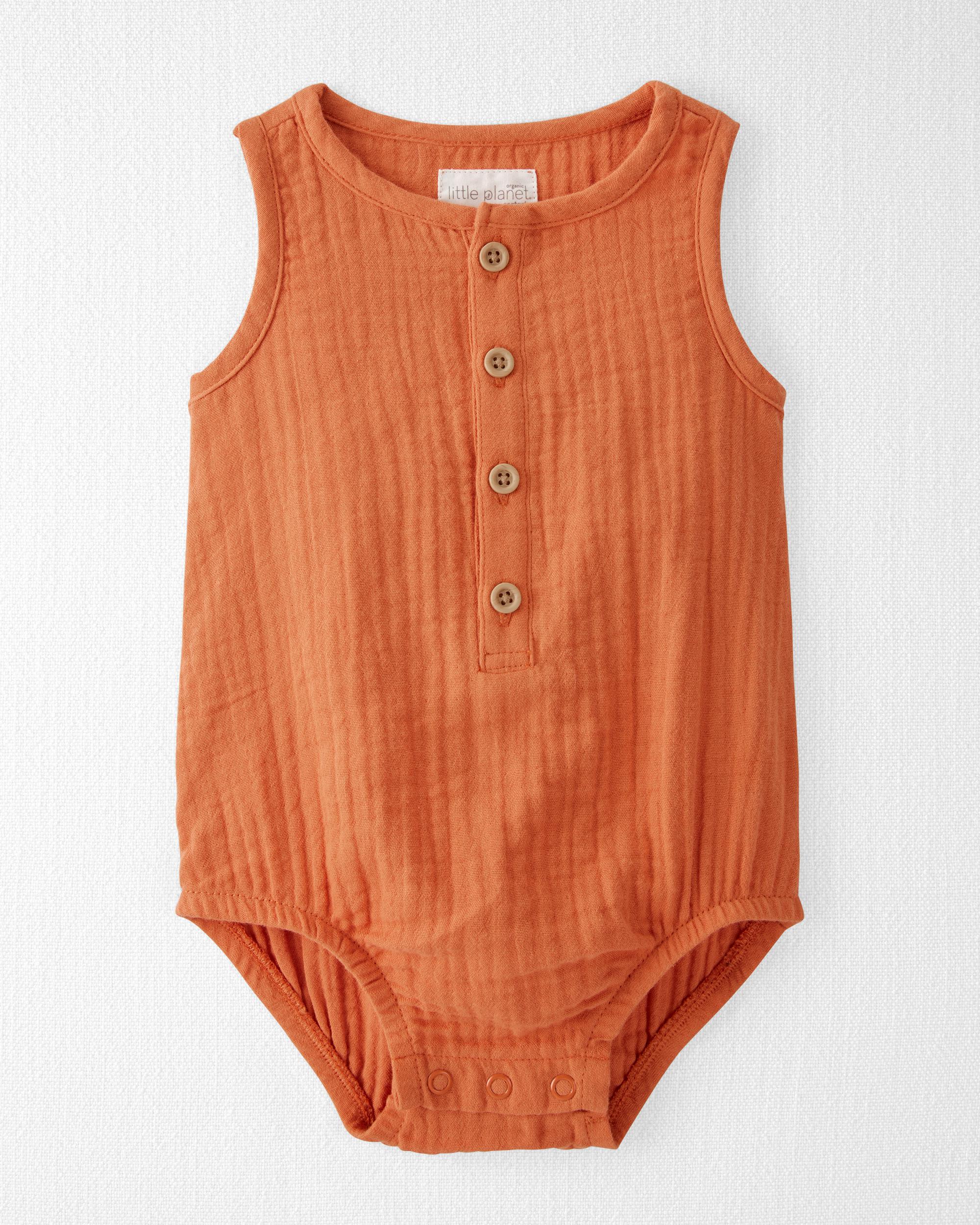 Warm Sienna Organic Cotton Gauze Bubble