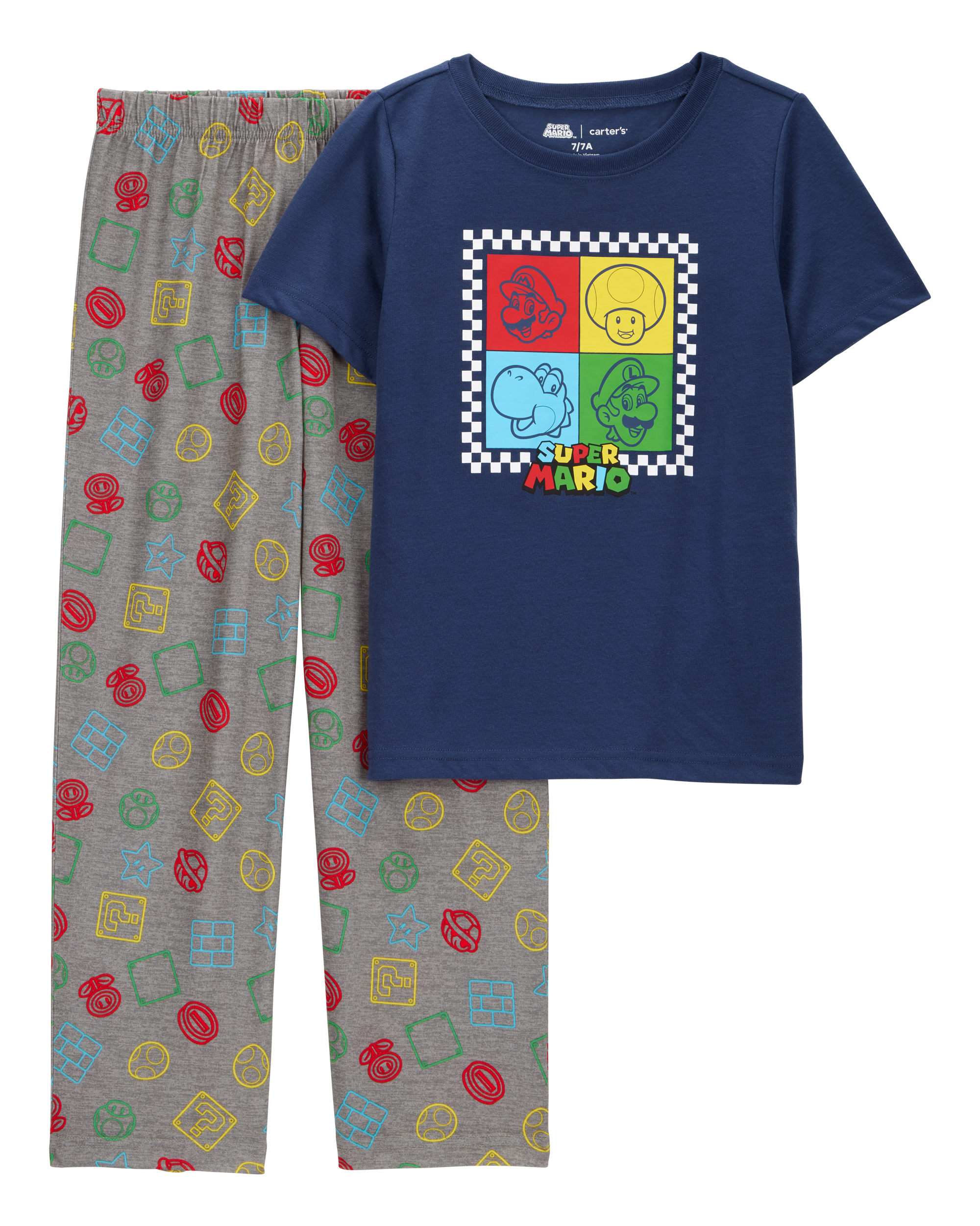 Kid Super Mario Bros™ Loose Fit 2-Piece Pyjamas