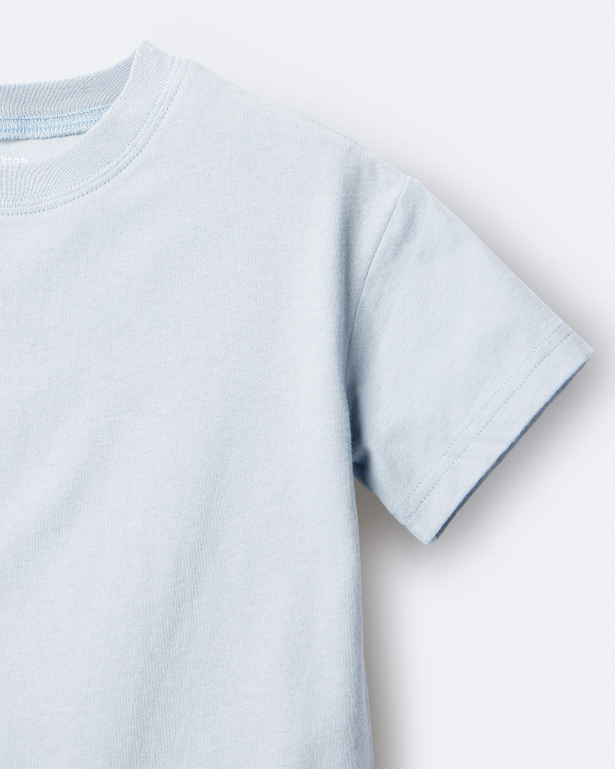 Toddler Short-Sleeve Relaxed Graphic Tee - Light Blue