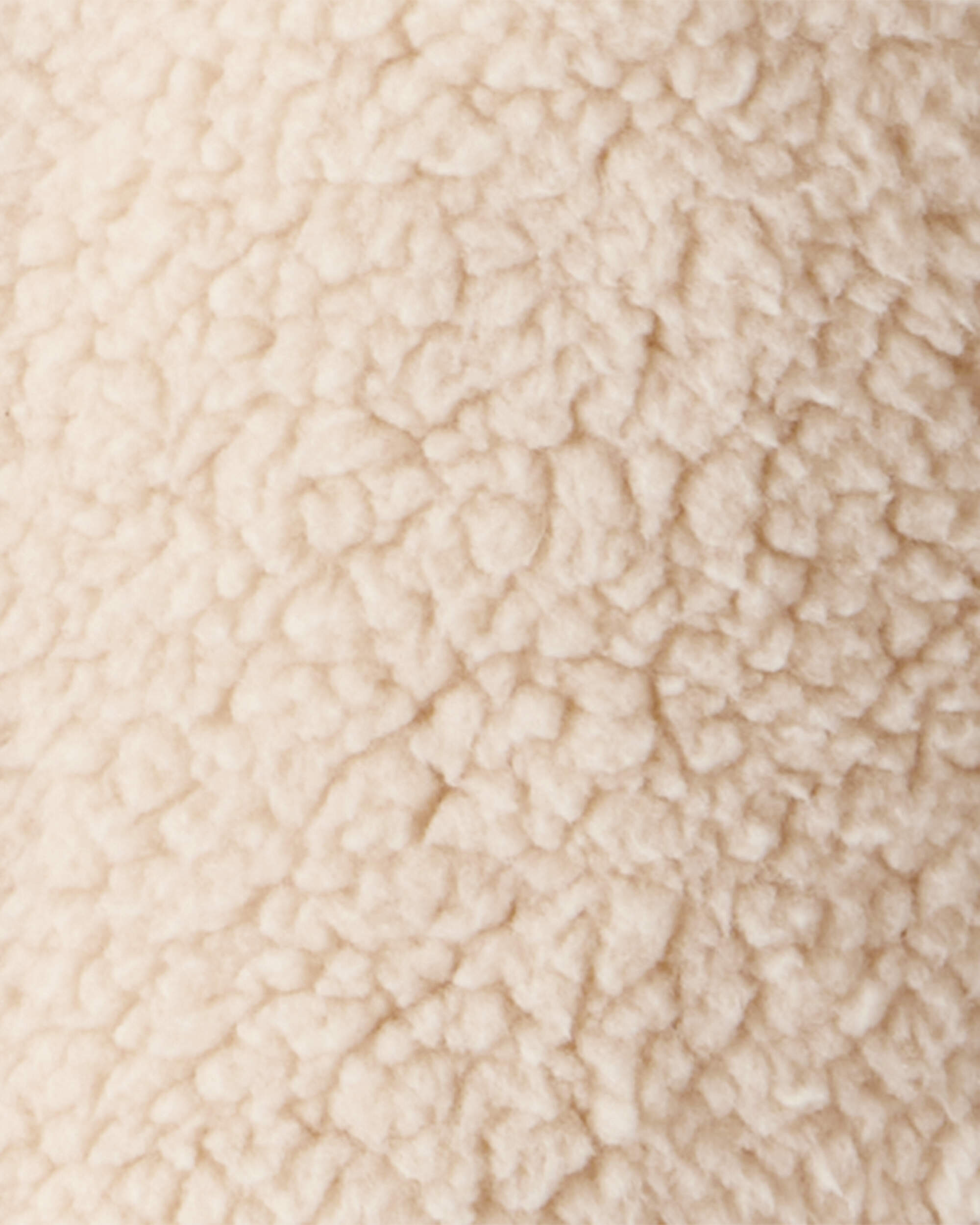 Baby Girl Sherpa Fashion Jacket - Brown