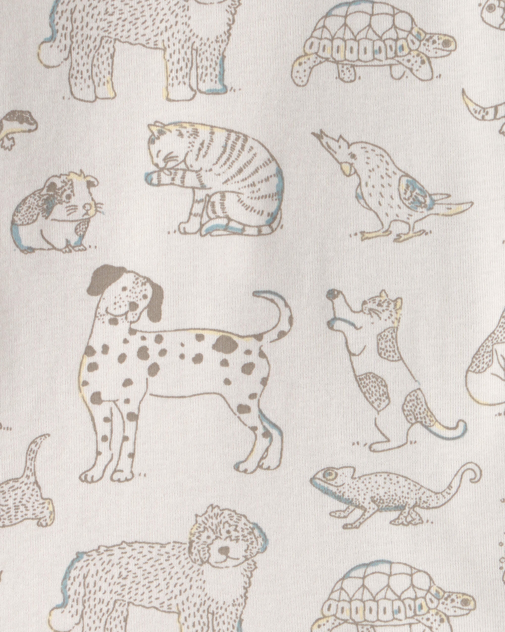 Toddler 2-Piece Organic Cotton Pyjama Pet-Print