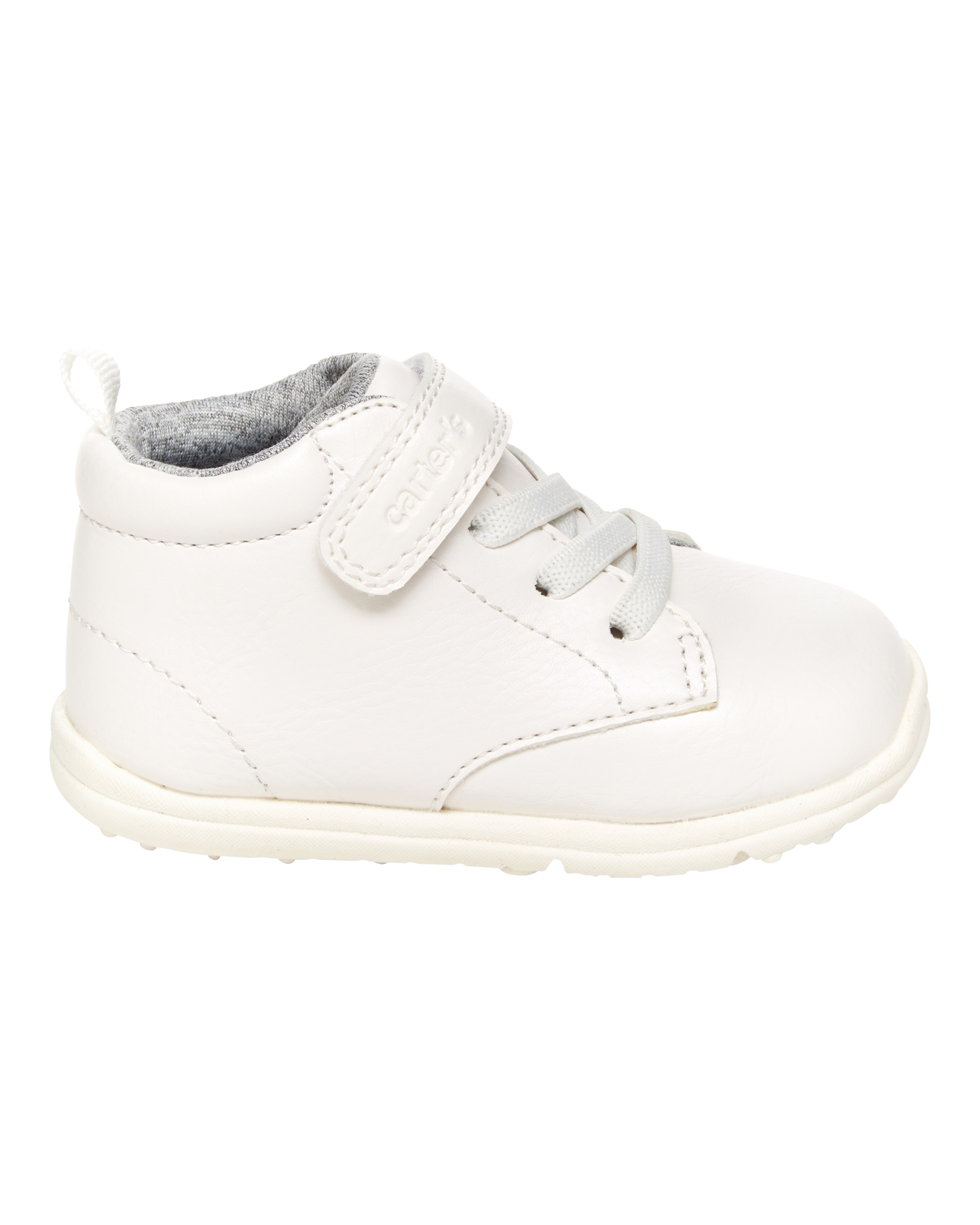 Baby Boy Every Step® First Walker High Top Sneaker - White