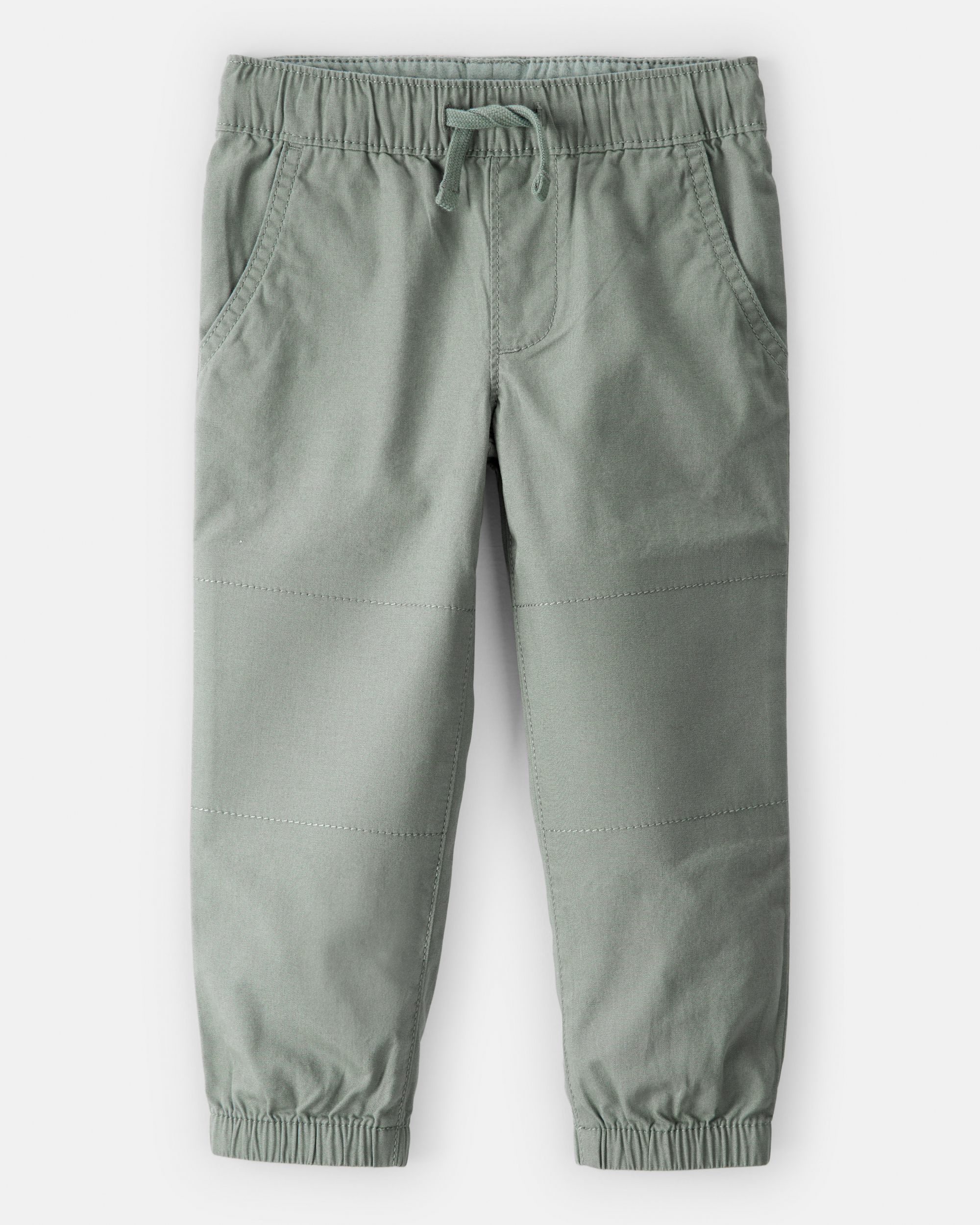 Toddler Boy Cotton Pull-On Fashion Pants - Green