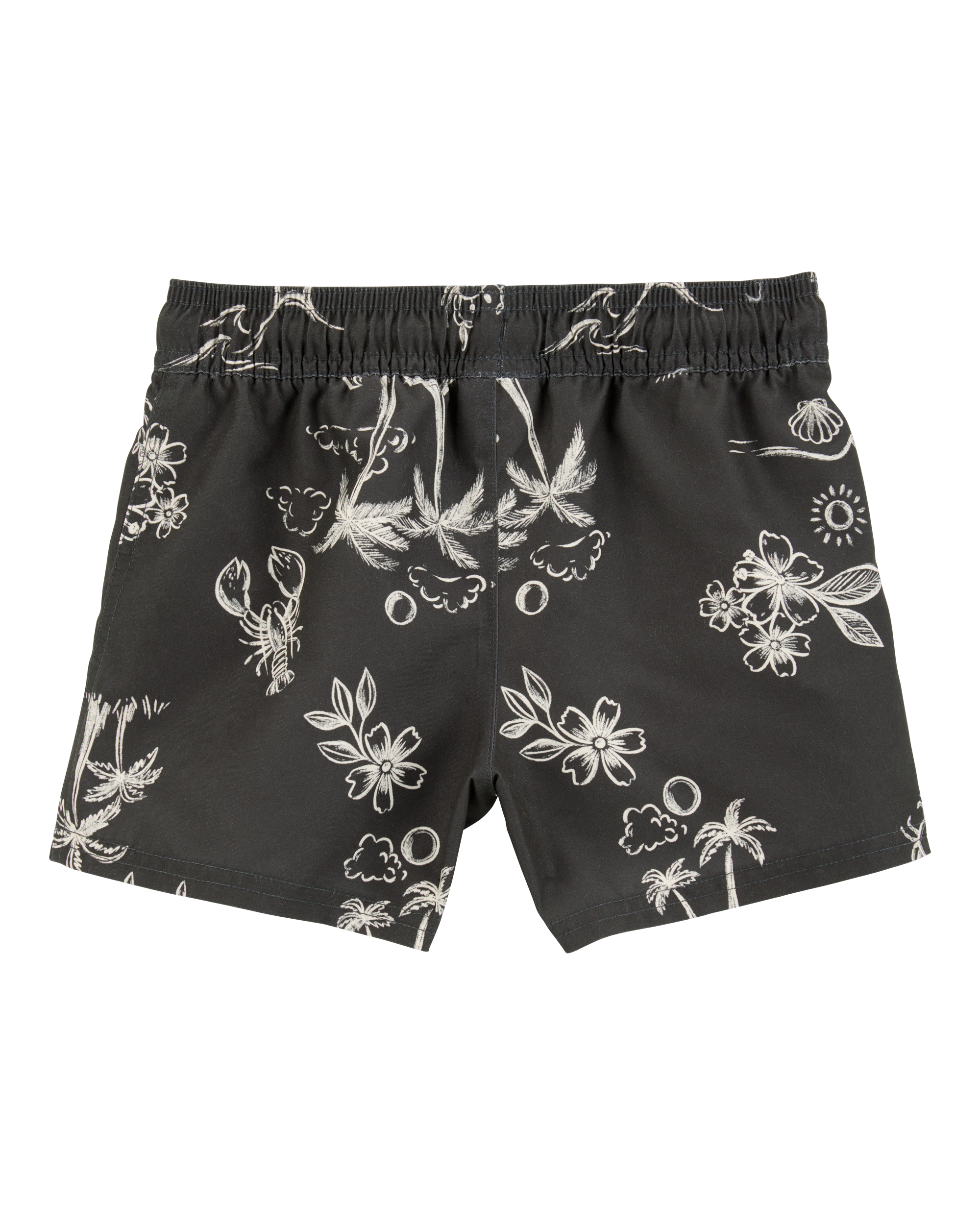 Toddler Boy Palm Tree Swim Trunks