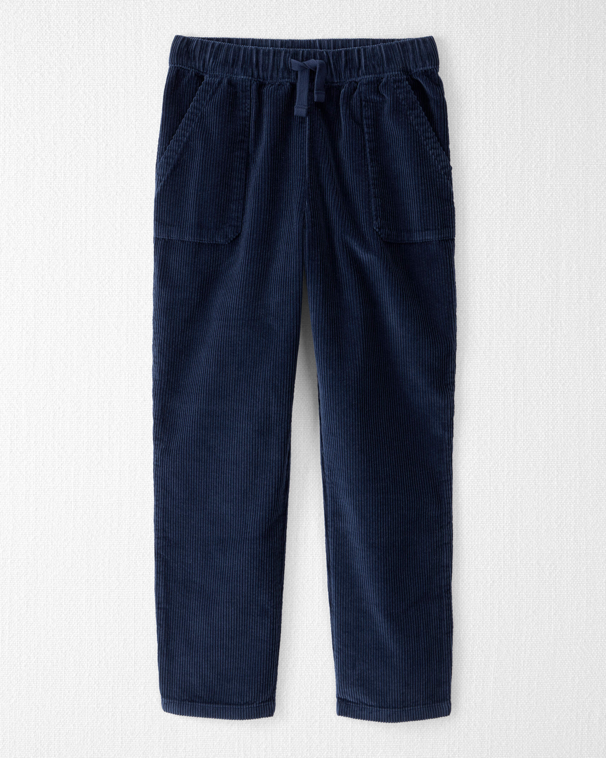 Kid Organic Cotton Corduroy Drawstring Pants