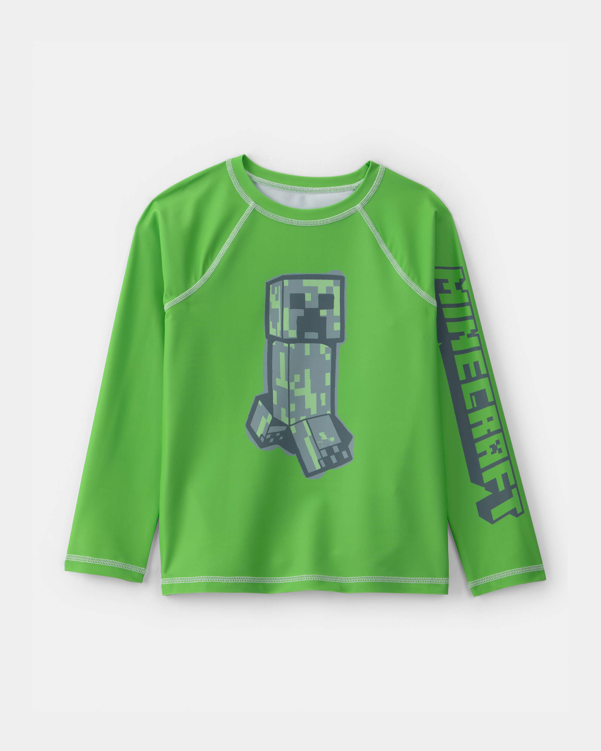 Boys Minecraft® Rashguard - Green