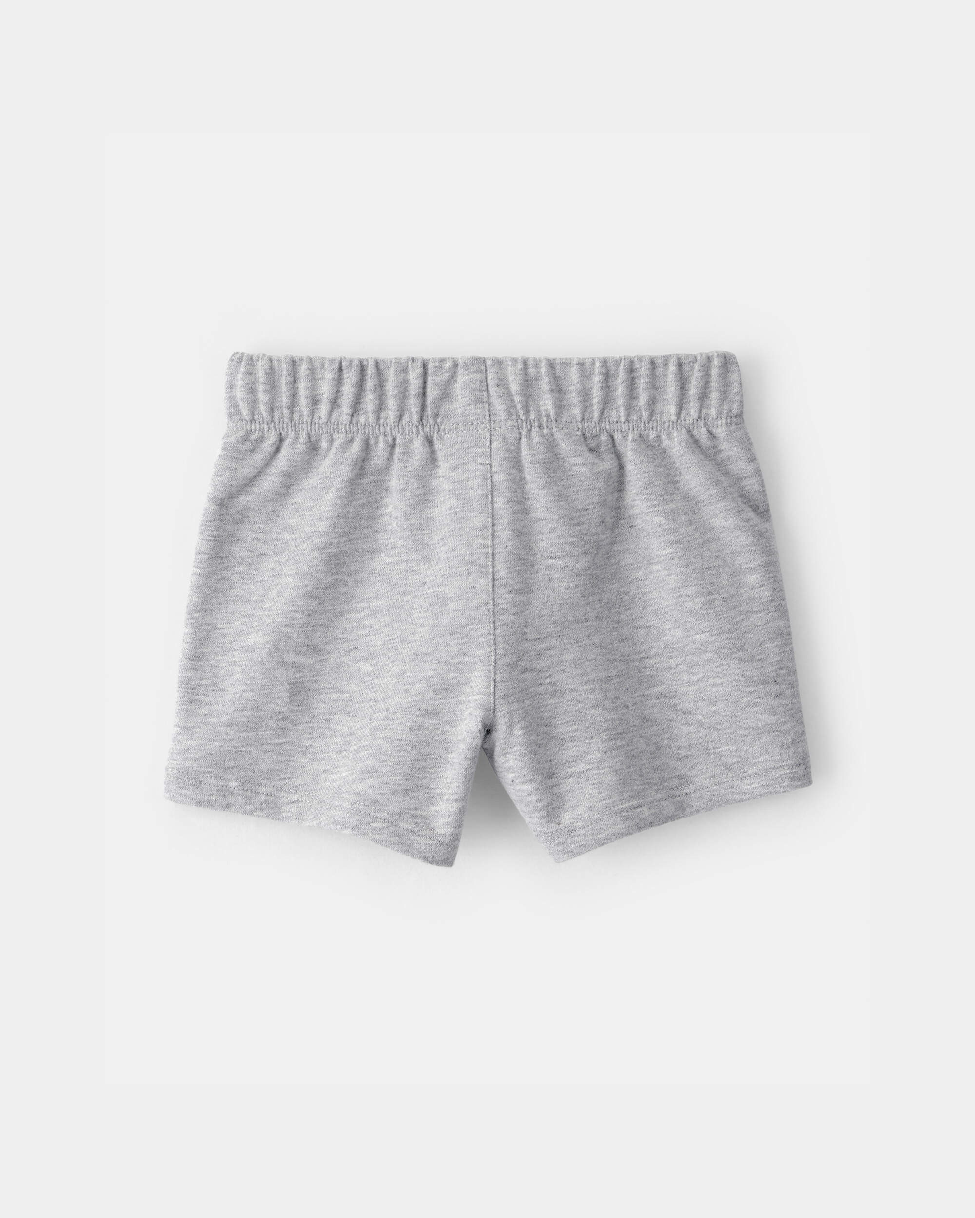 Baby Boy French Terry Shorts - Grey
