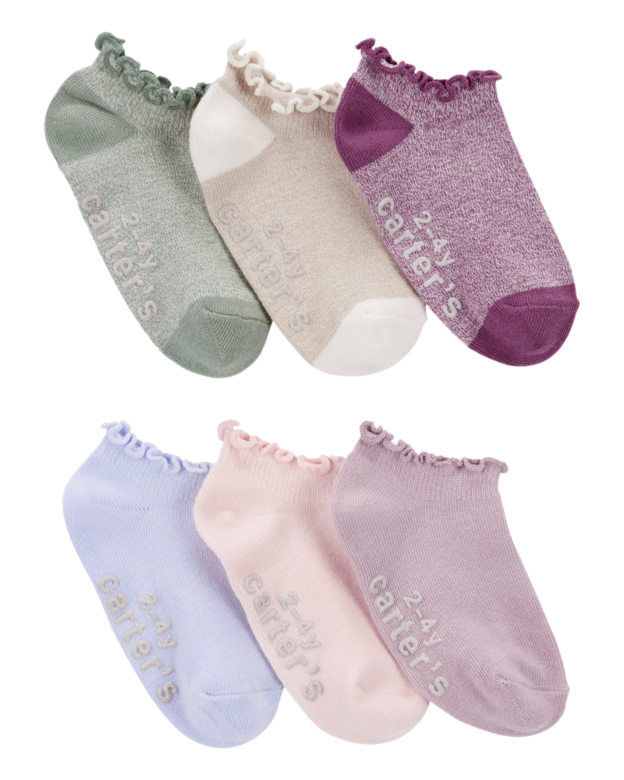 Toddler 6-Pack No Show Socks