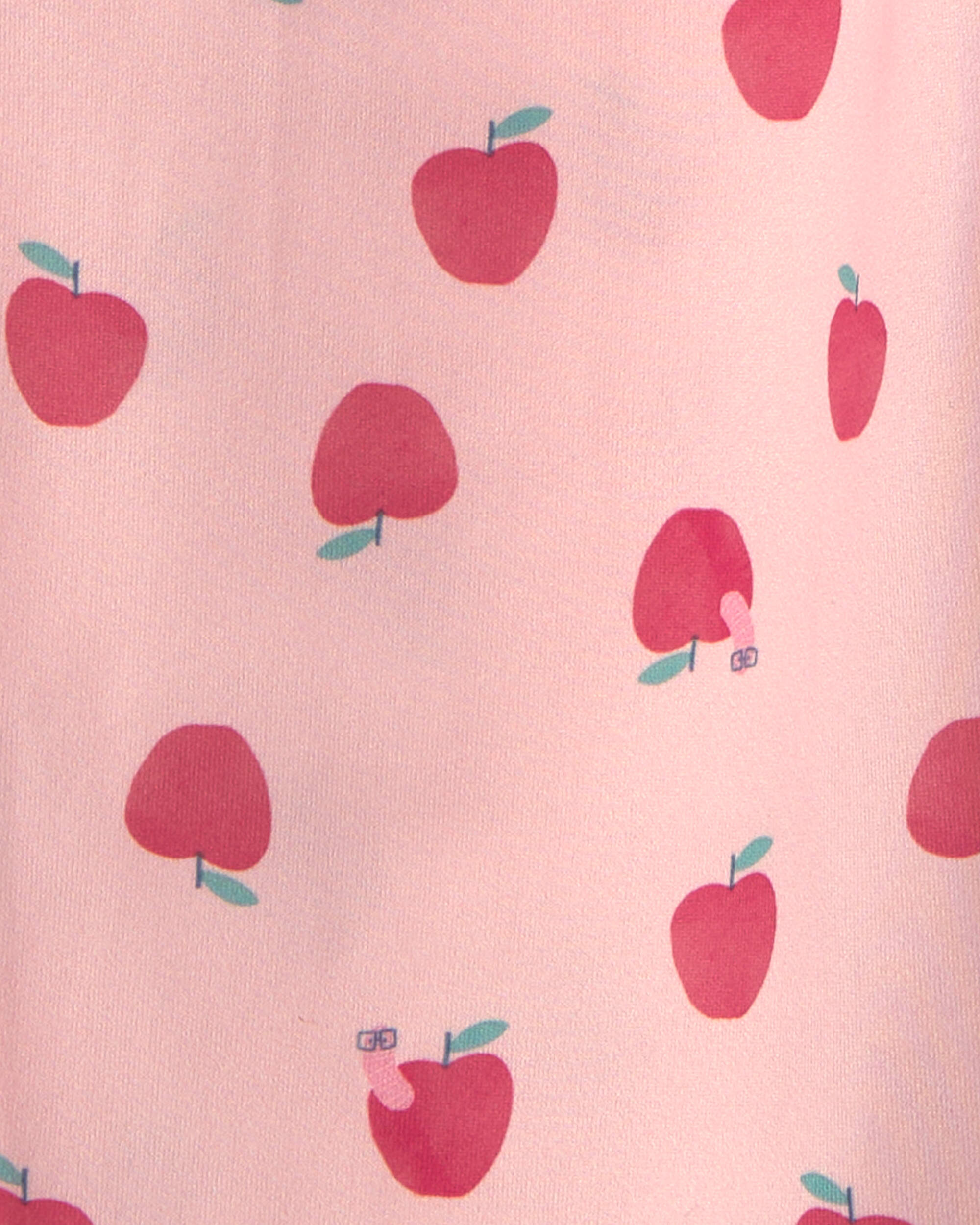 Toddler Girl Apple Short-Sleeve 2-Piece Pyjama Set