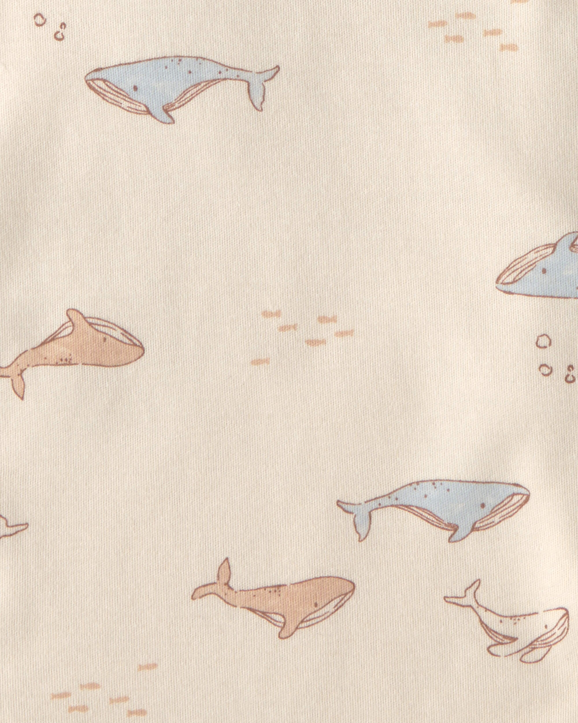 Baby 4-Pack Whale Burp Cloths