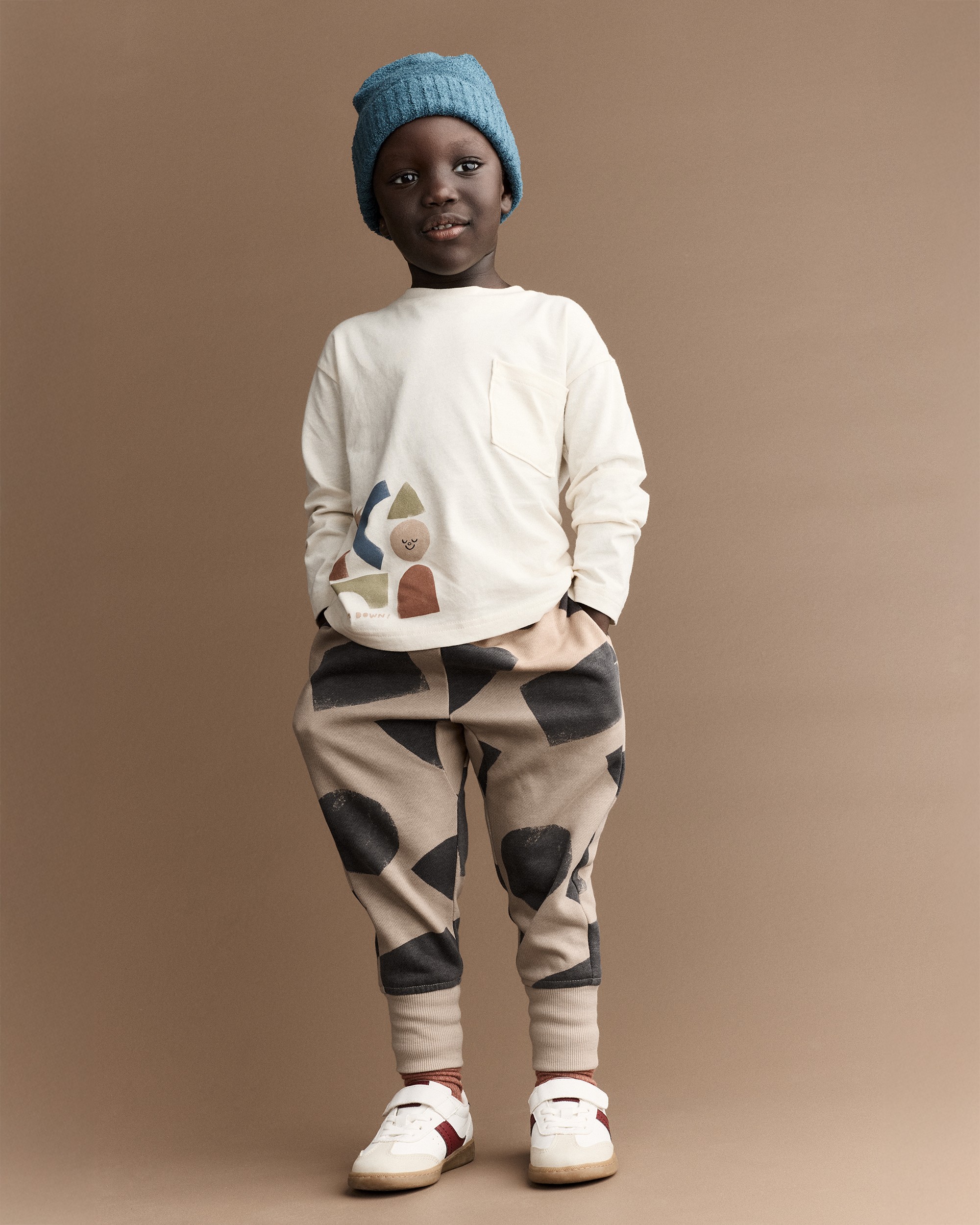Toddler City Park™ Jogger Pant with Shapes - Khaki