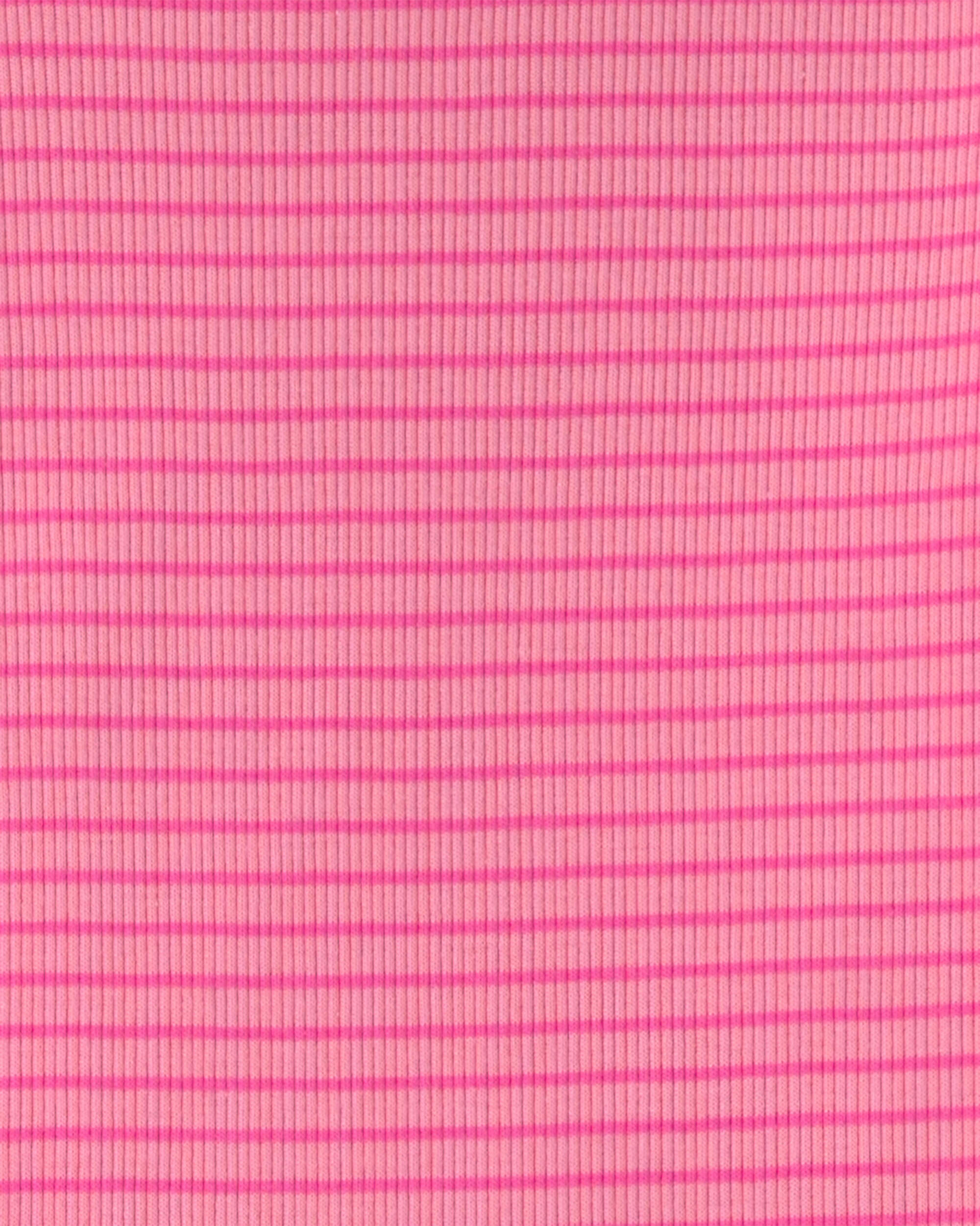 Toddler Girl 3-Piece Striped Poplin Long-Sleeve Layering Set - Pink/Navy Blue