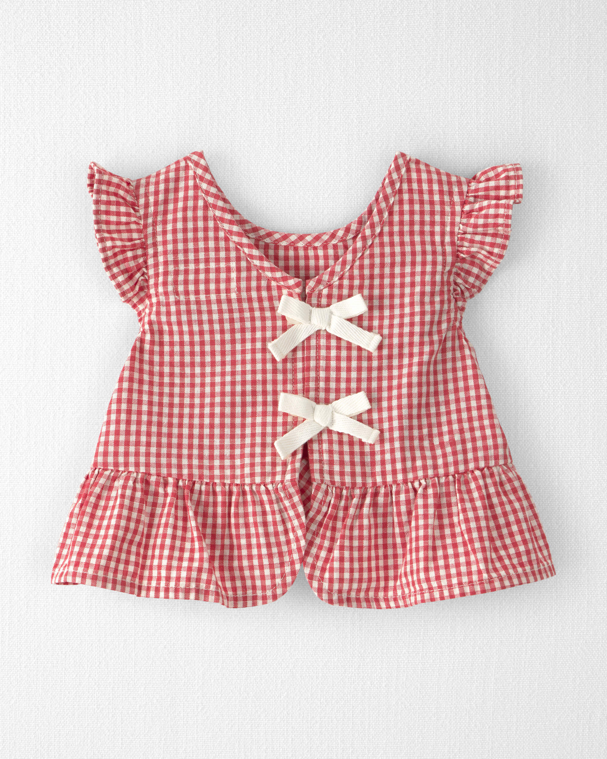Baby Girl 3-Piece Gingham Set Made with Organic Cotton