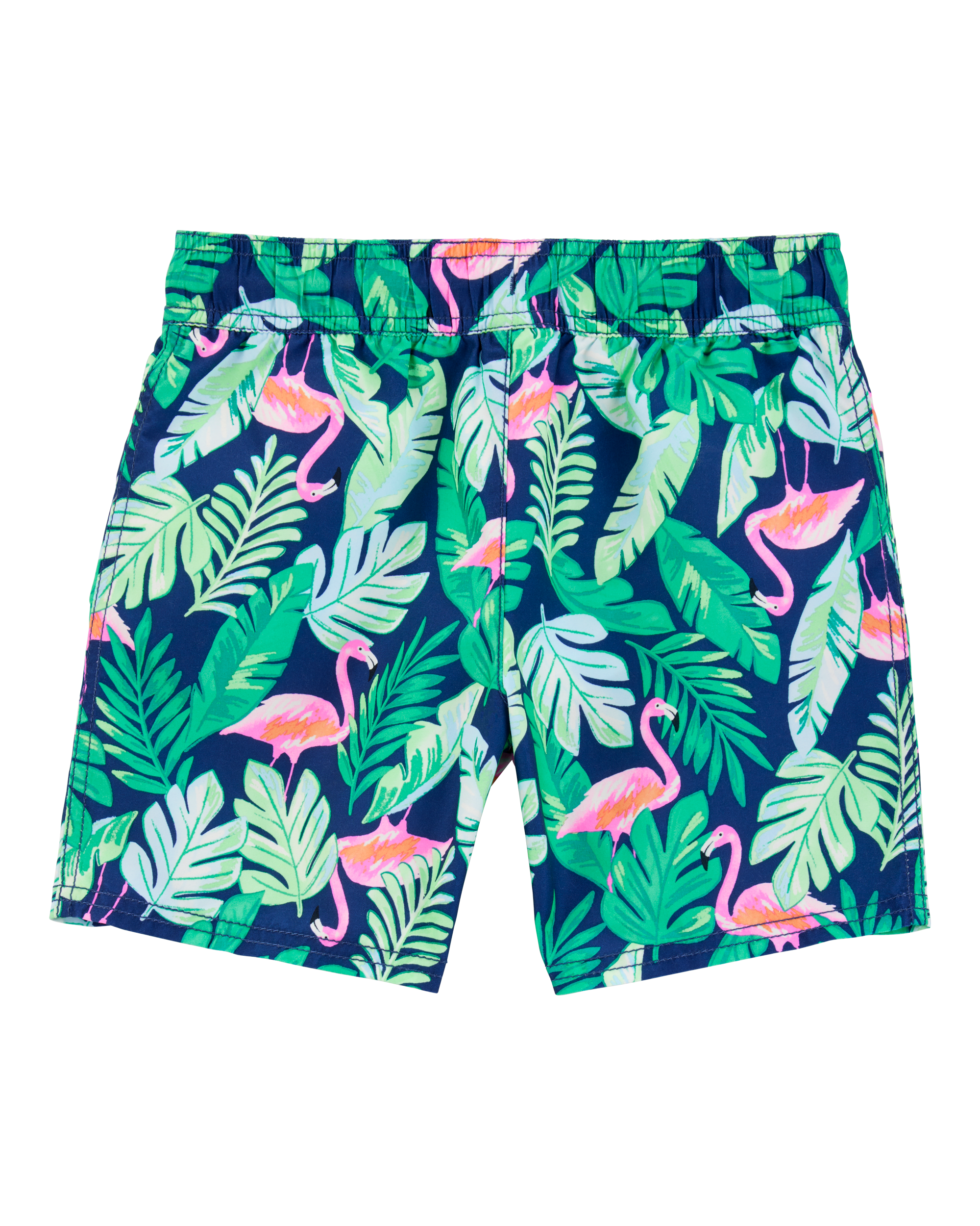 Kid 2-Piece Tropical Rashguard & Swim Trunk Set