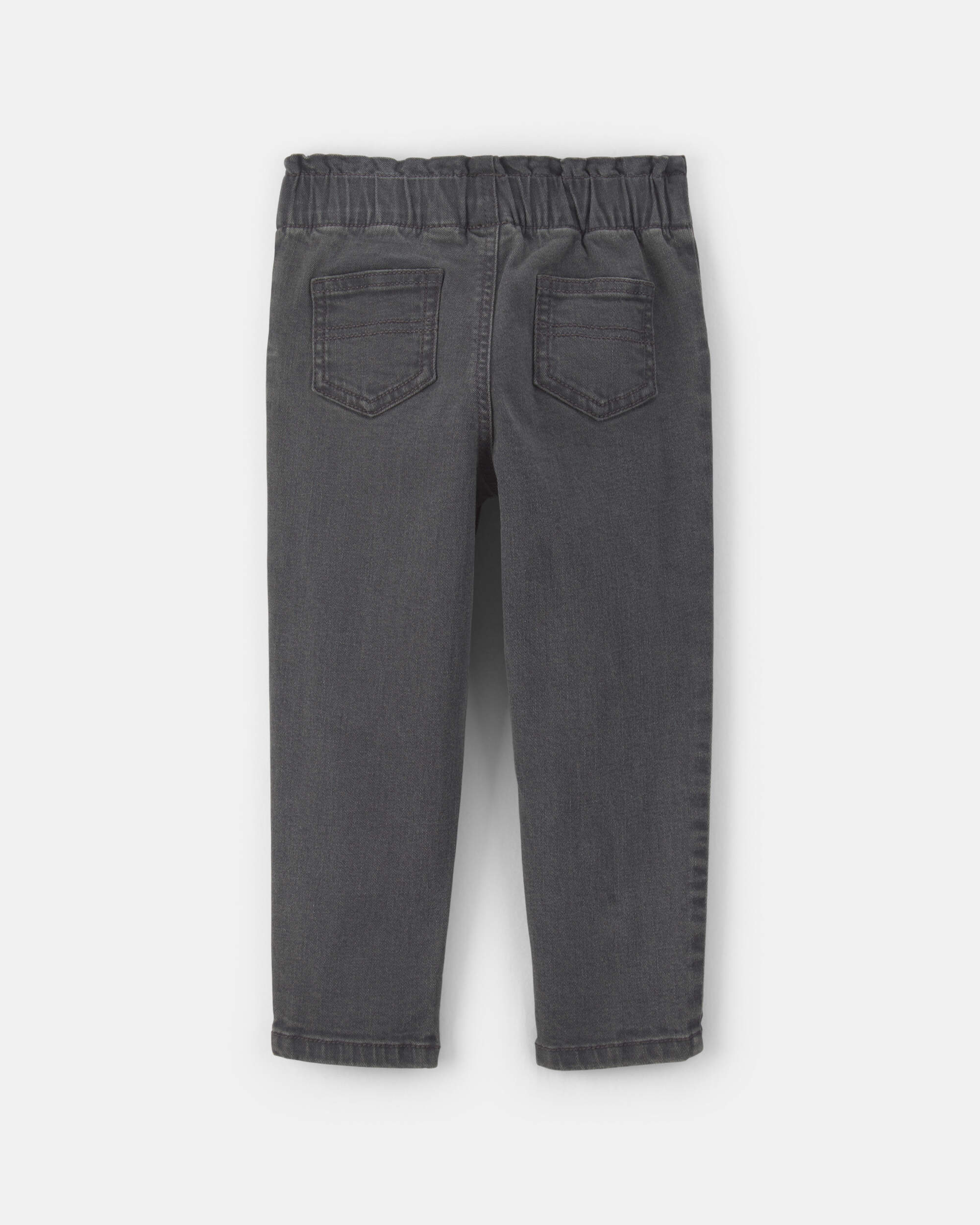 Toddler Girl Denim Pants - Black