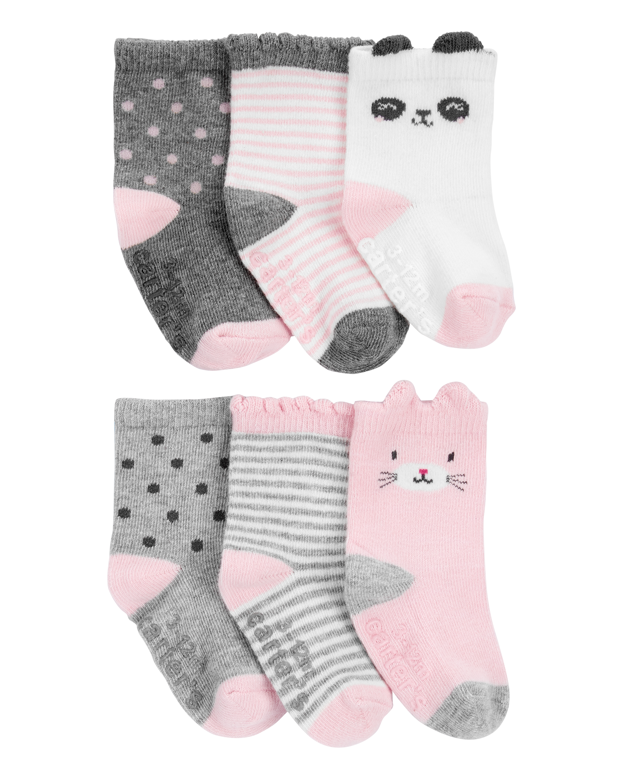 Baby 6-Pack Critter Socks