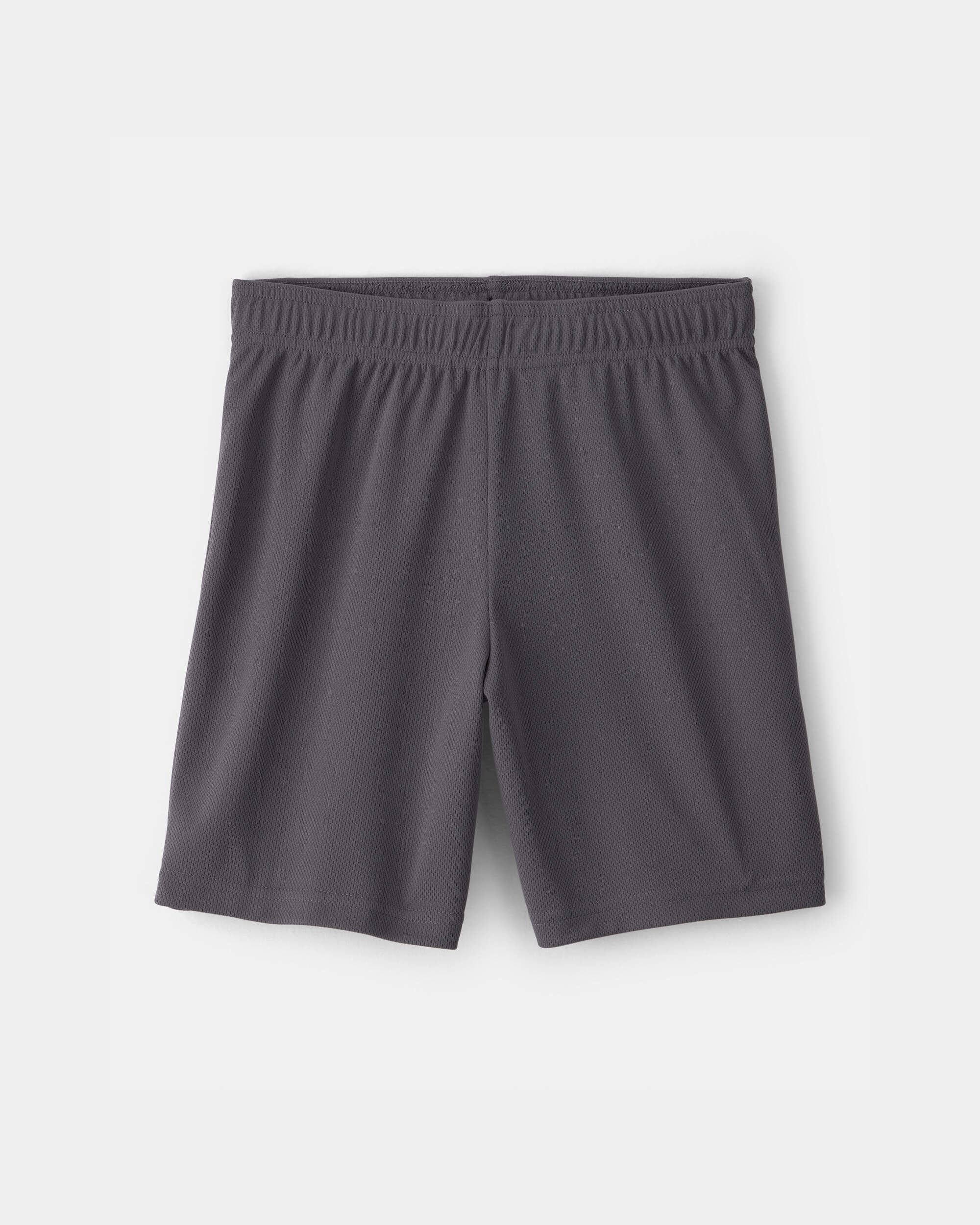 Boys Mesh Active Shorts - Grey