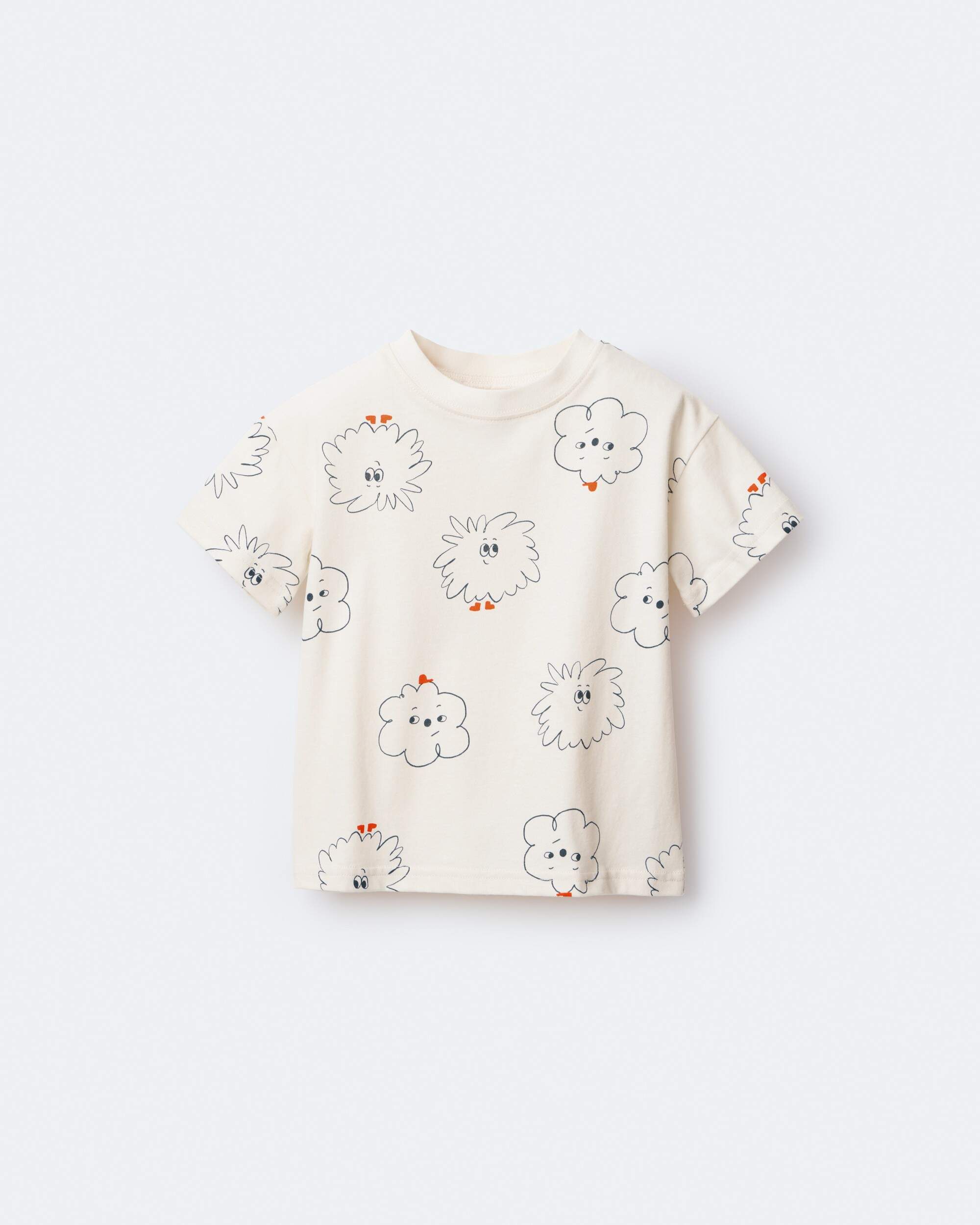 Toddler Squish Short-Sleeve Relaxed Graphic Tee - Cream
