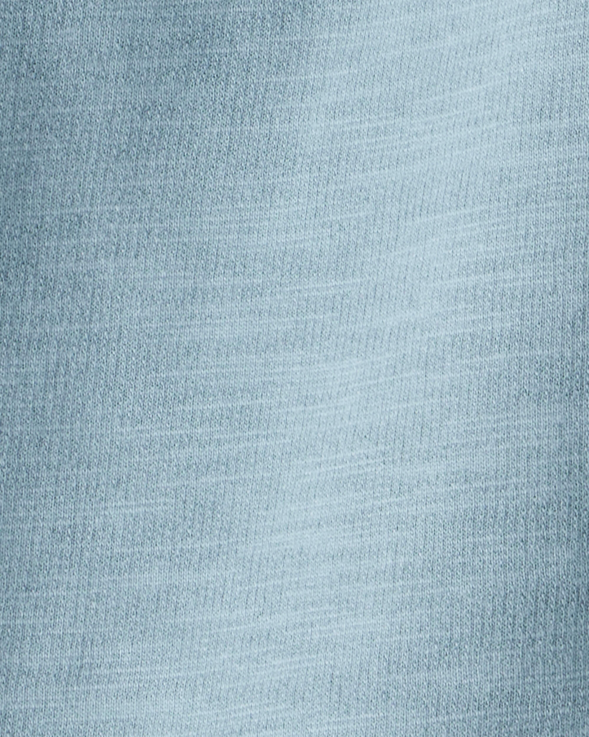 Toddler Girl 100% Cotton Wide-Leg Pants - Blue