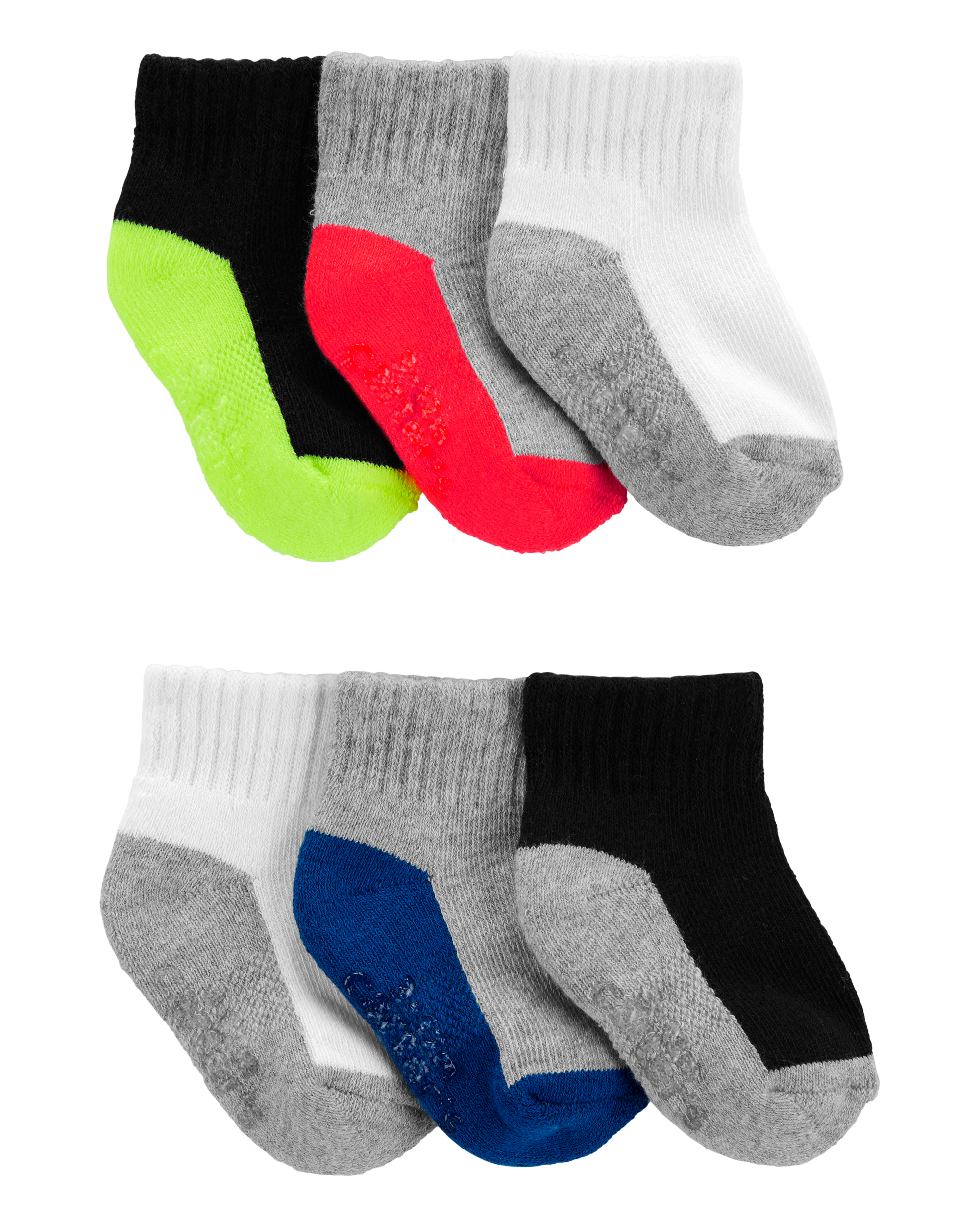 Baby 6-Pack Active Socks