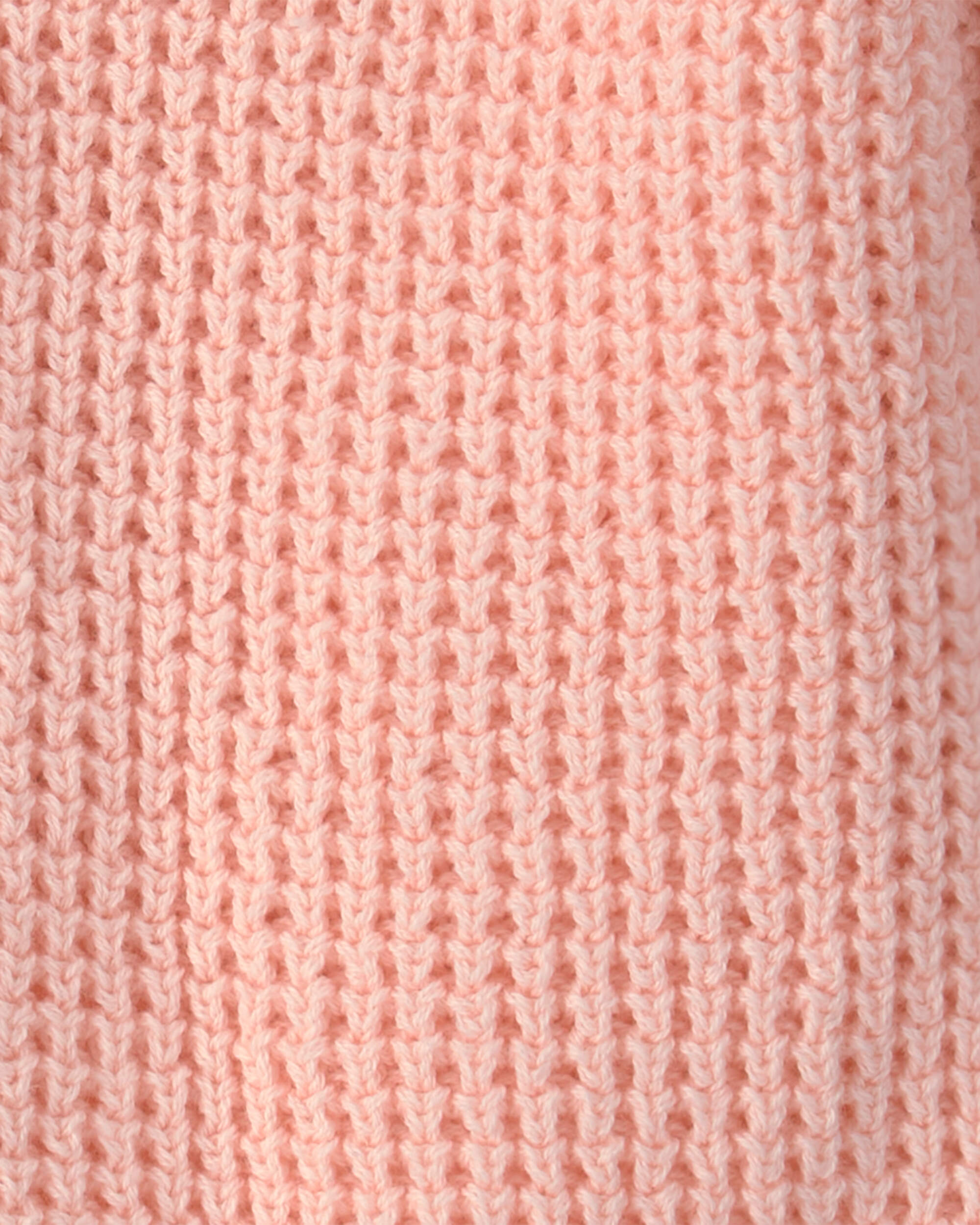 Baby Girl Bear Ears Hooded Sweater - Orange