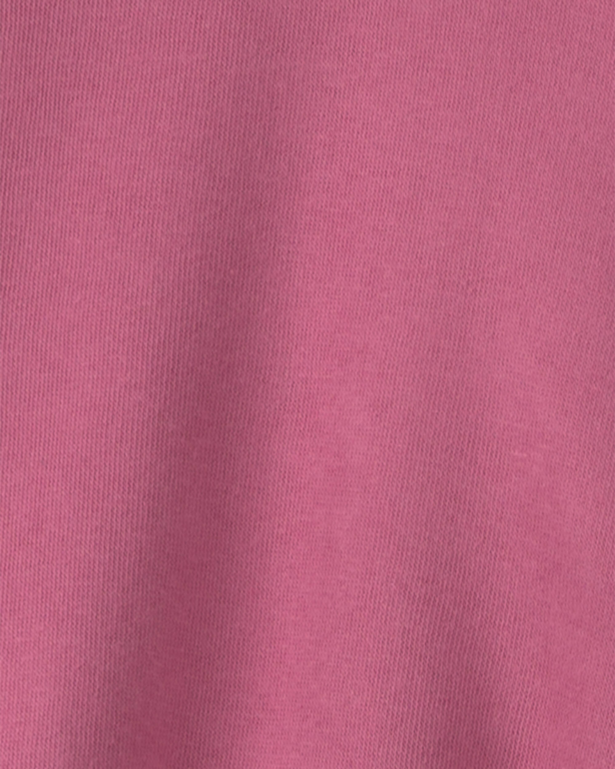 Girls 'Thriving' Fleece Zip-Up Hoodie - Pink
